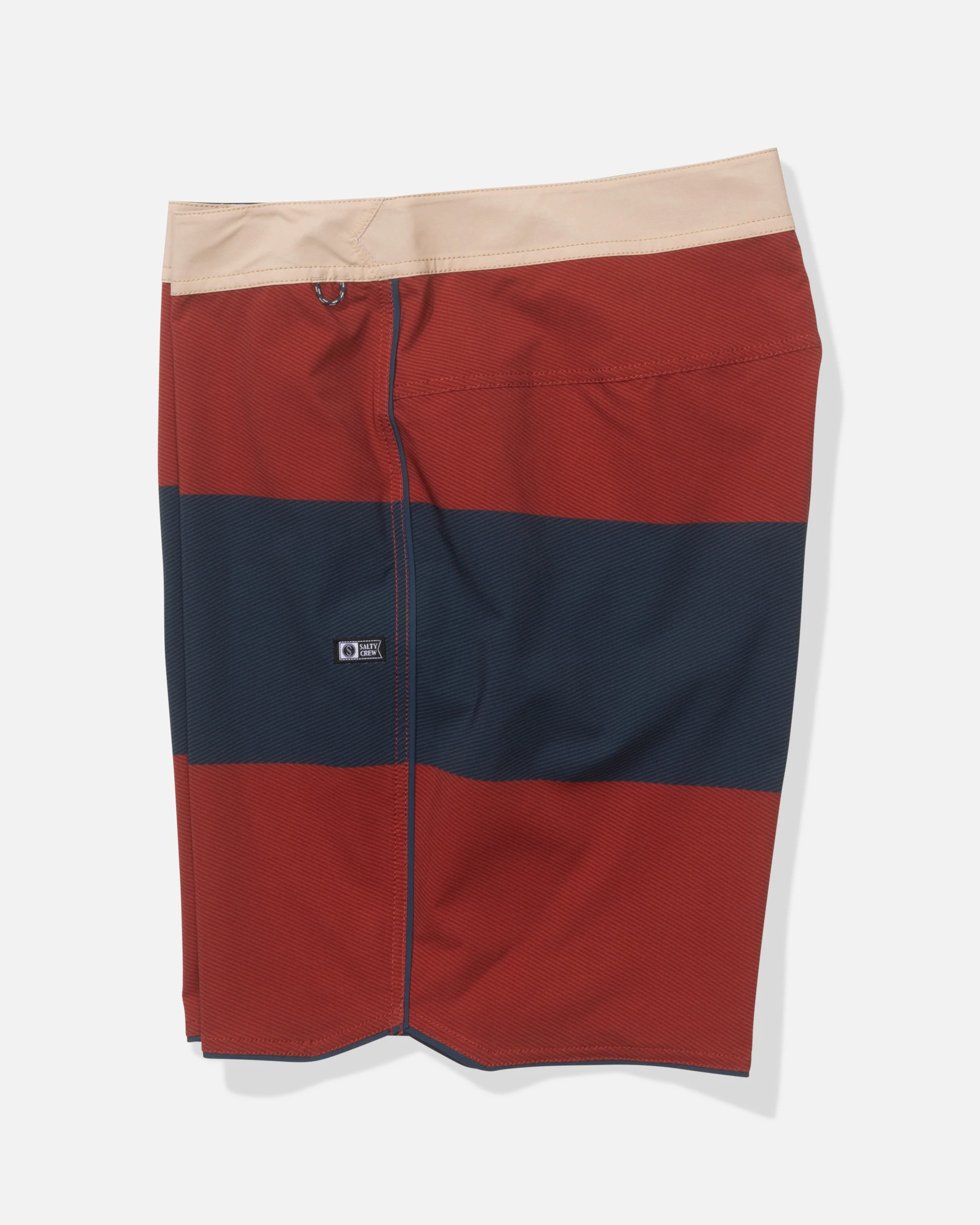 Session Blocked Boardshort - Washed Red - Image 3