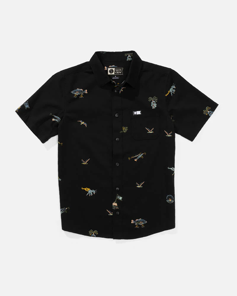 Session  Button Up Kids - Black