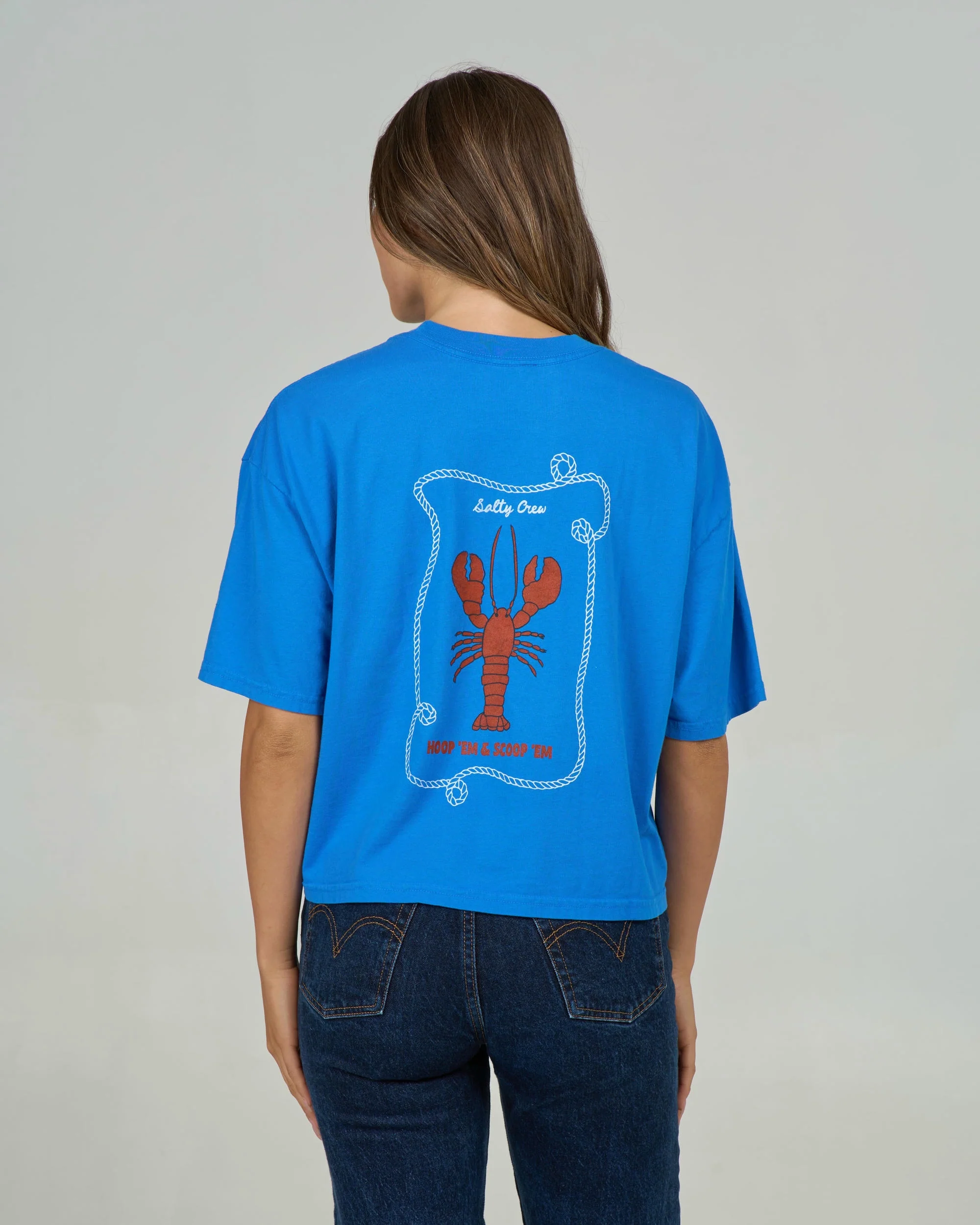 Shellbrate Skimmer Tee - Bold Blue - Image 2