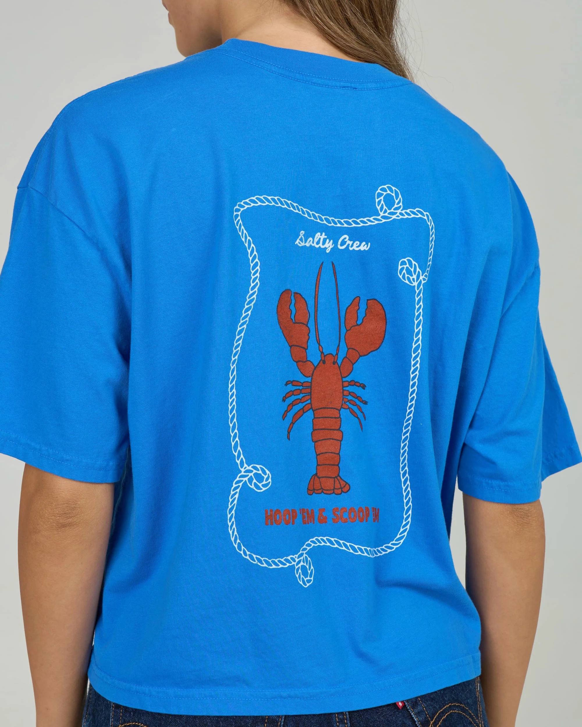 Shellbrate Skimmer Tee - Bold Blue - Image 4