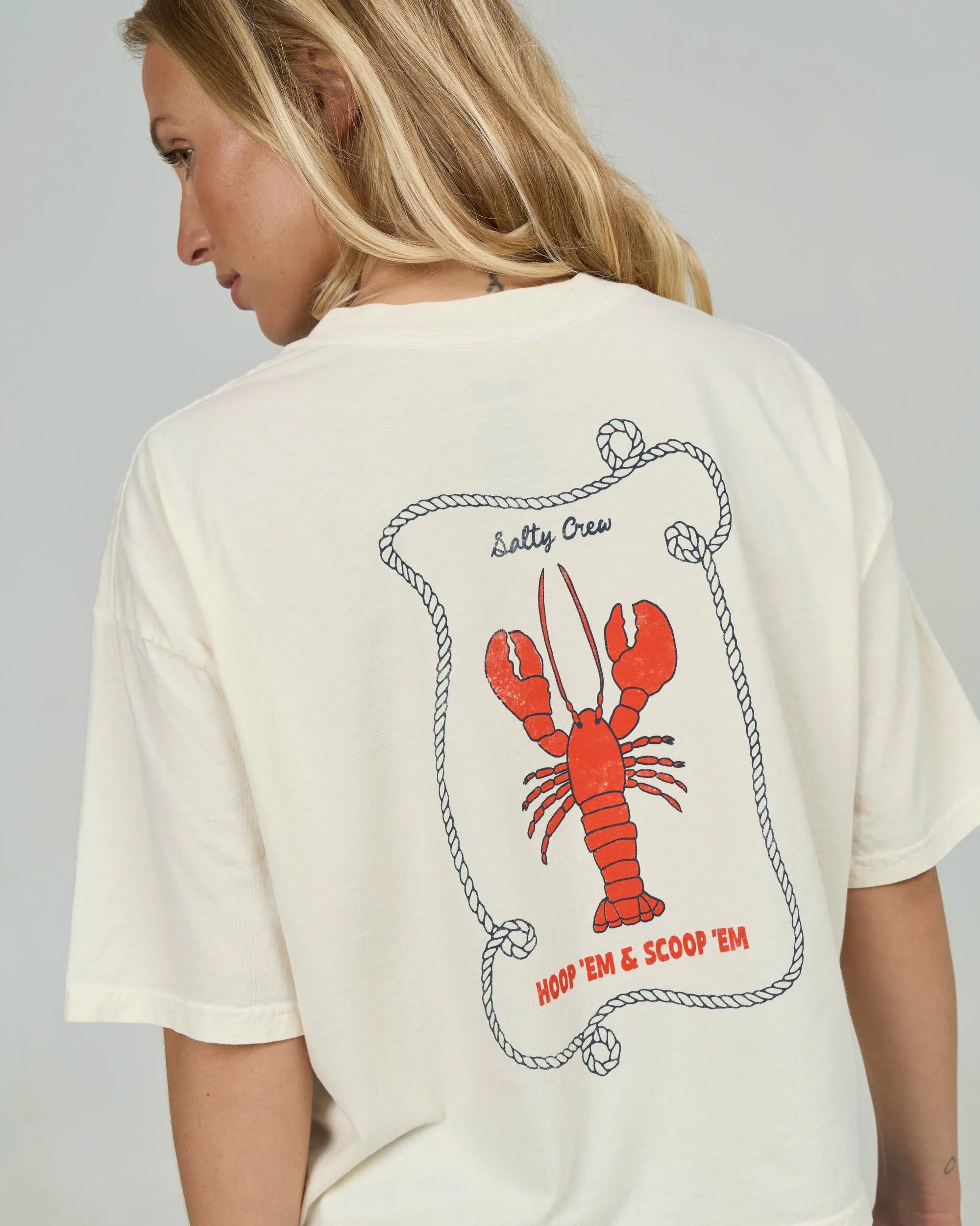 Shellbrate Skimmer Tee - Off White - Image 4