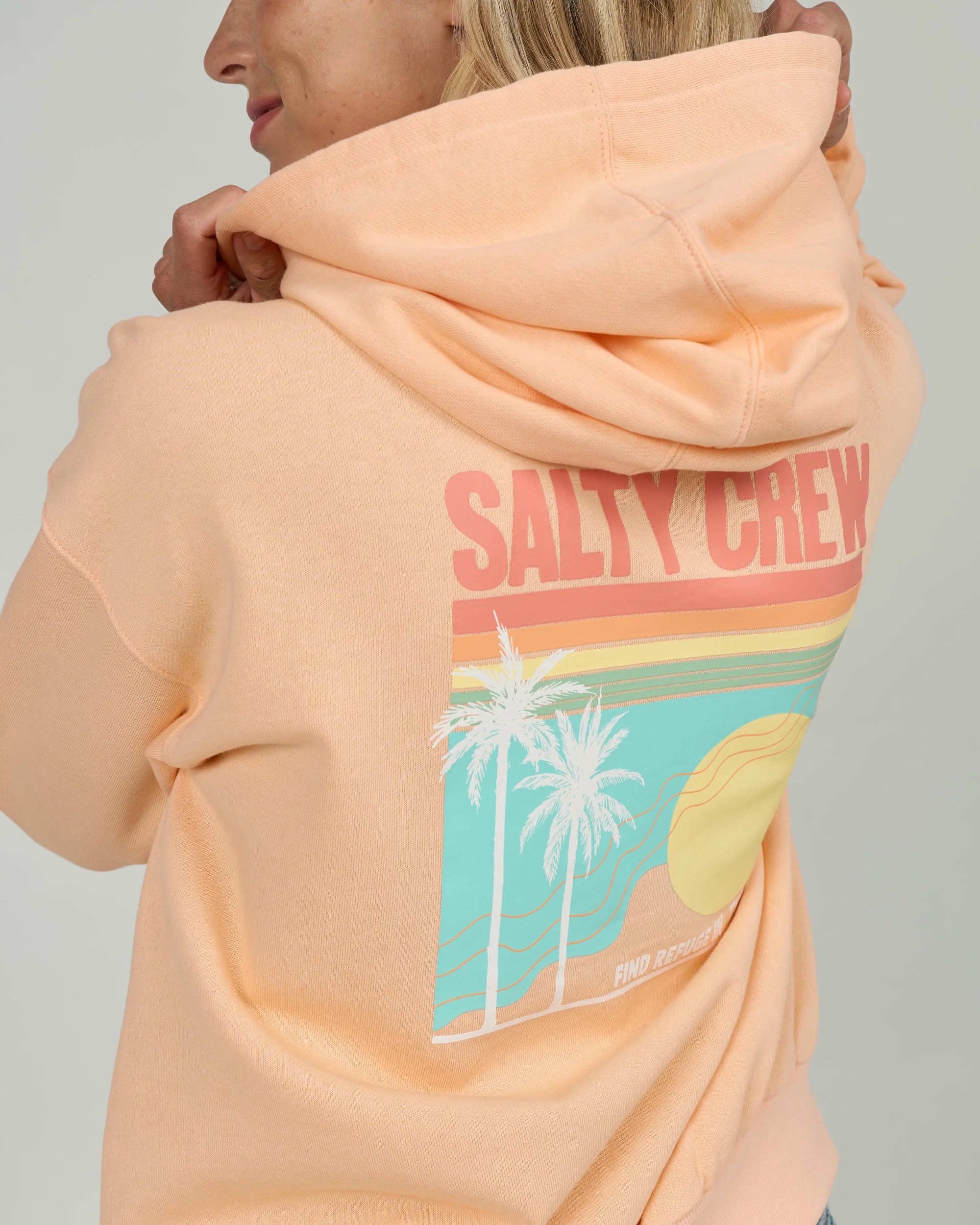Simplicity Zip Hoody - Apricot - Image 4