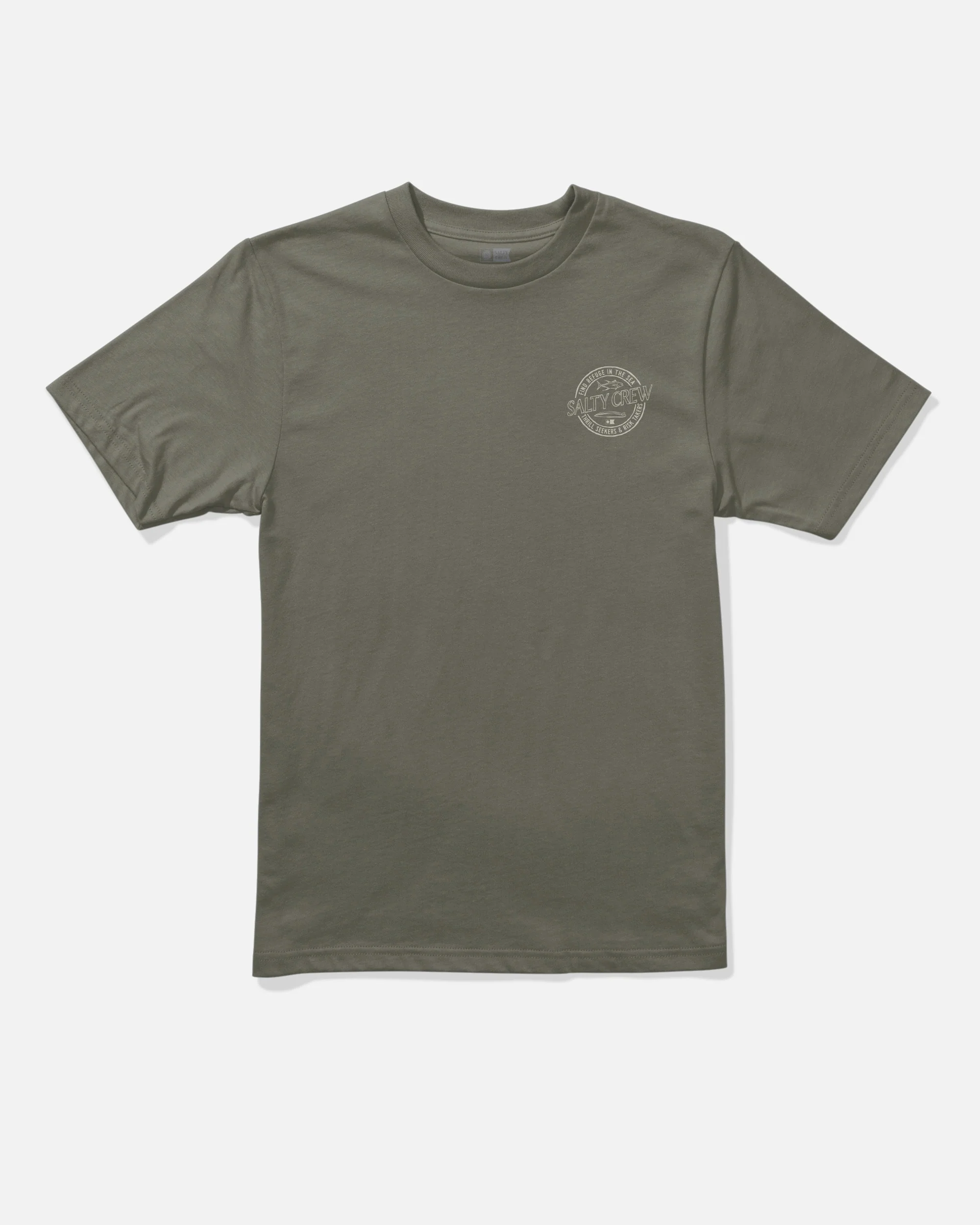 Skewed  S/S  Tee Kids - Dusty Olive