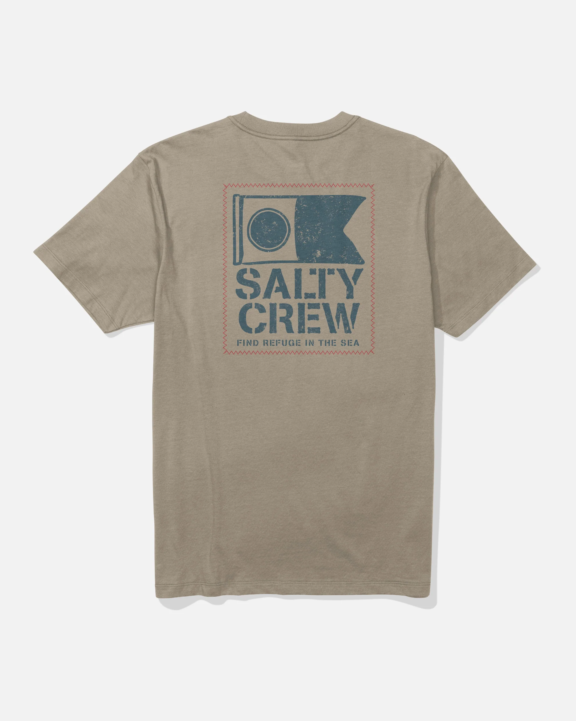 Stitched Ss Tee - Twig