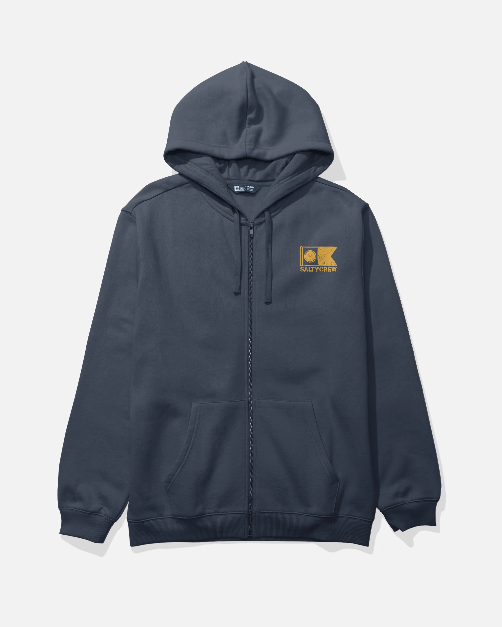 Stitched Zip Fleece - Navy - Image 2