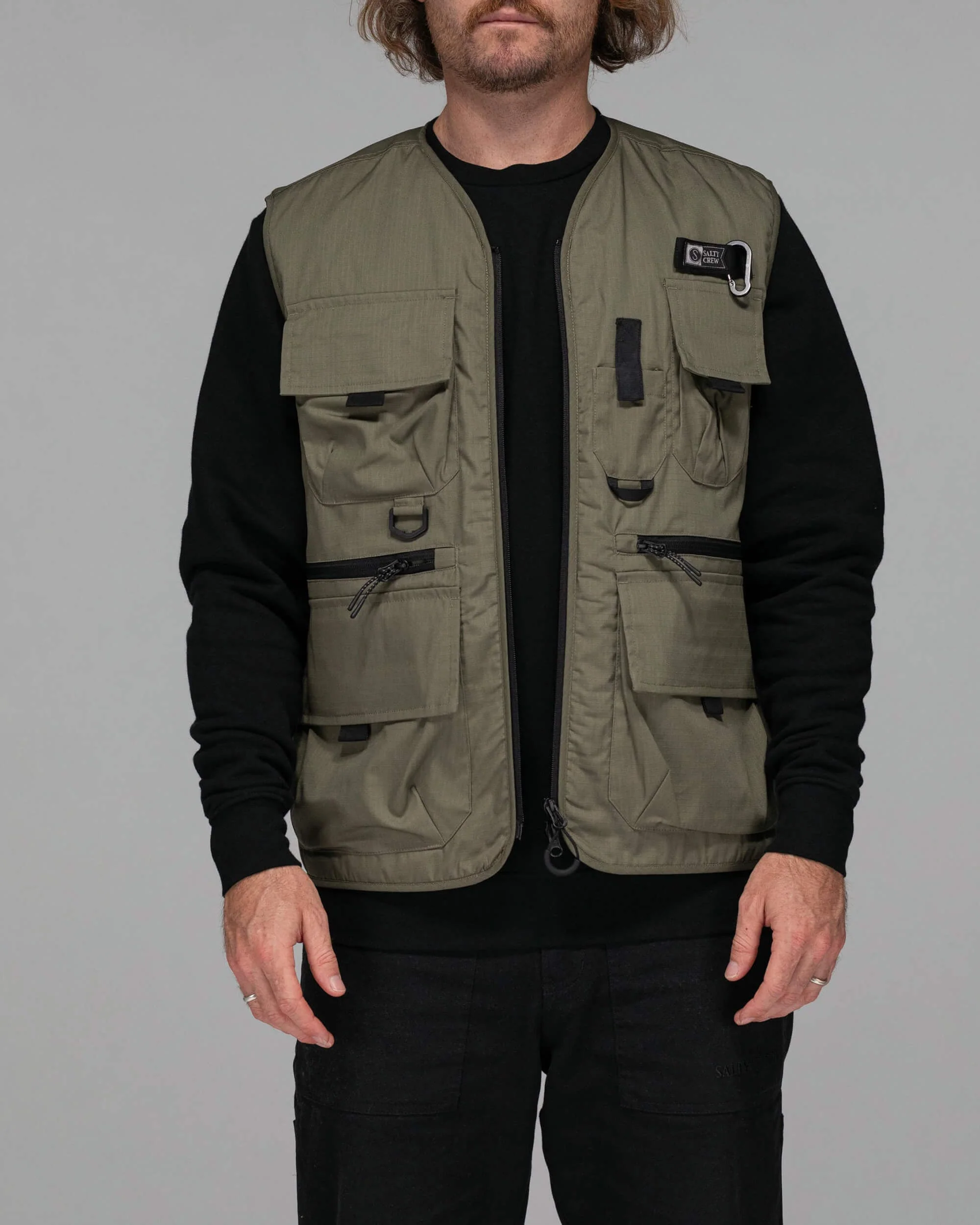 Stream Tech Vest - Olive - Image 3