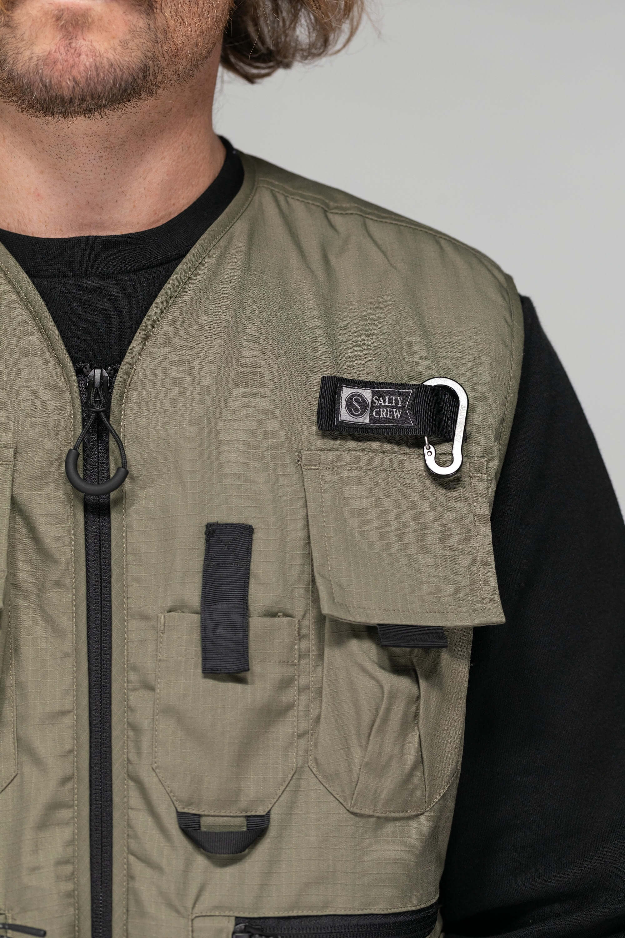 Stream Tech Vest - Olive - Image 4
