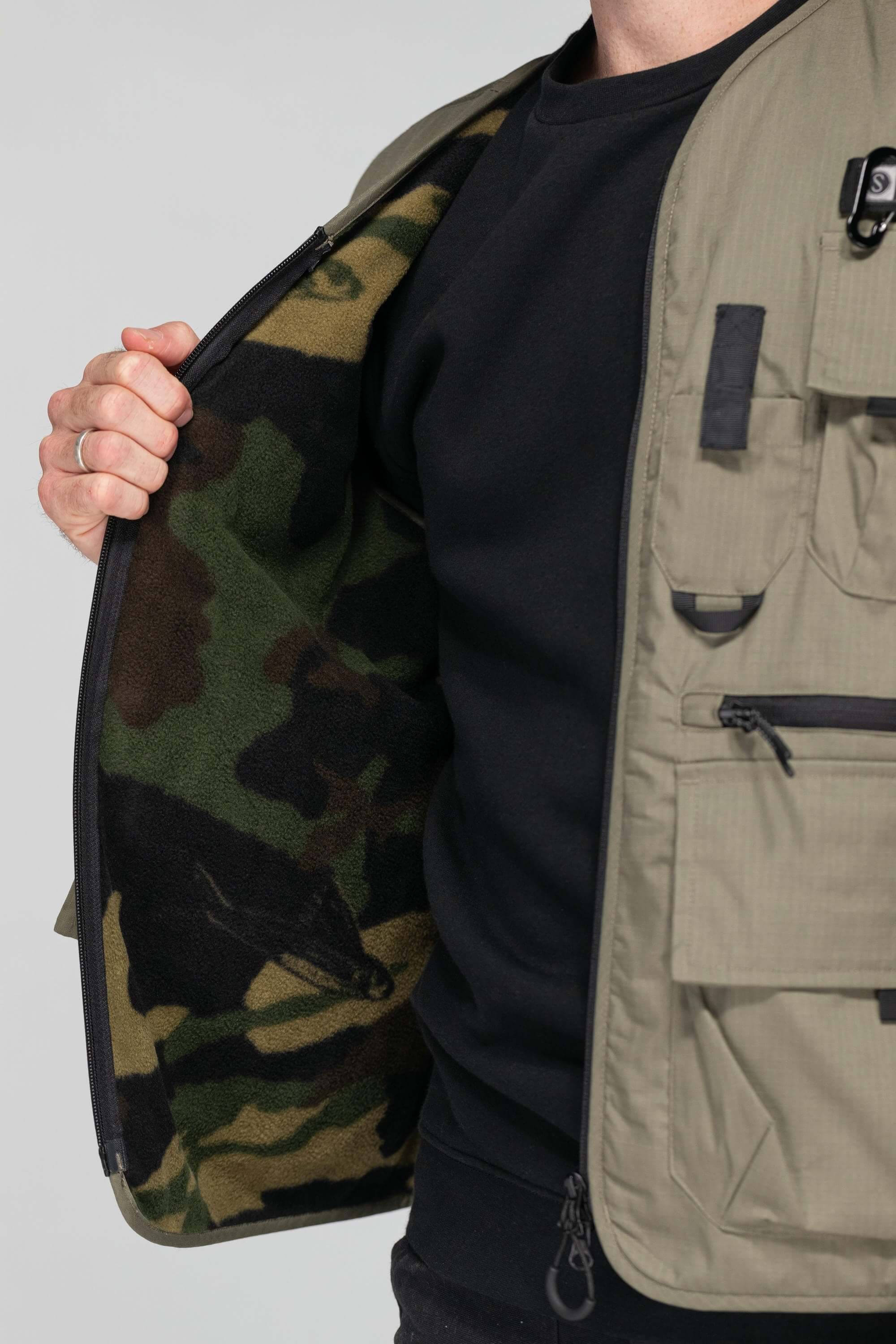 Stream Tech Vest - Olive - Image 8