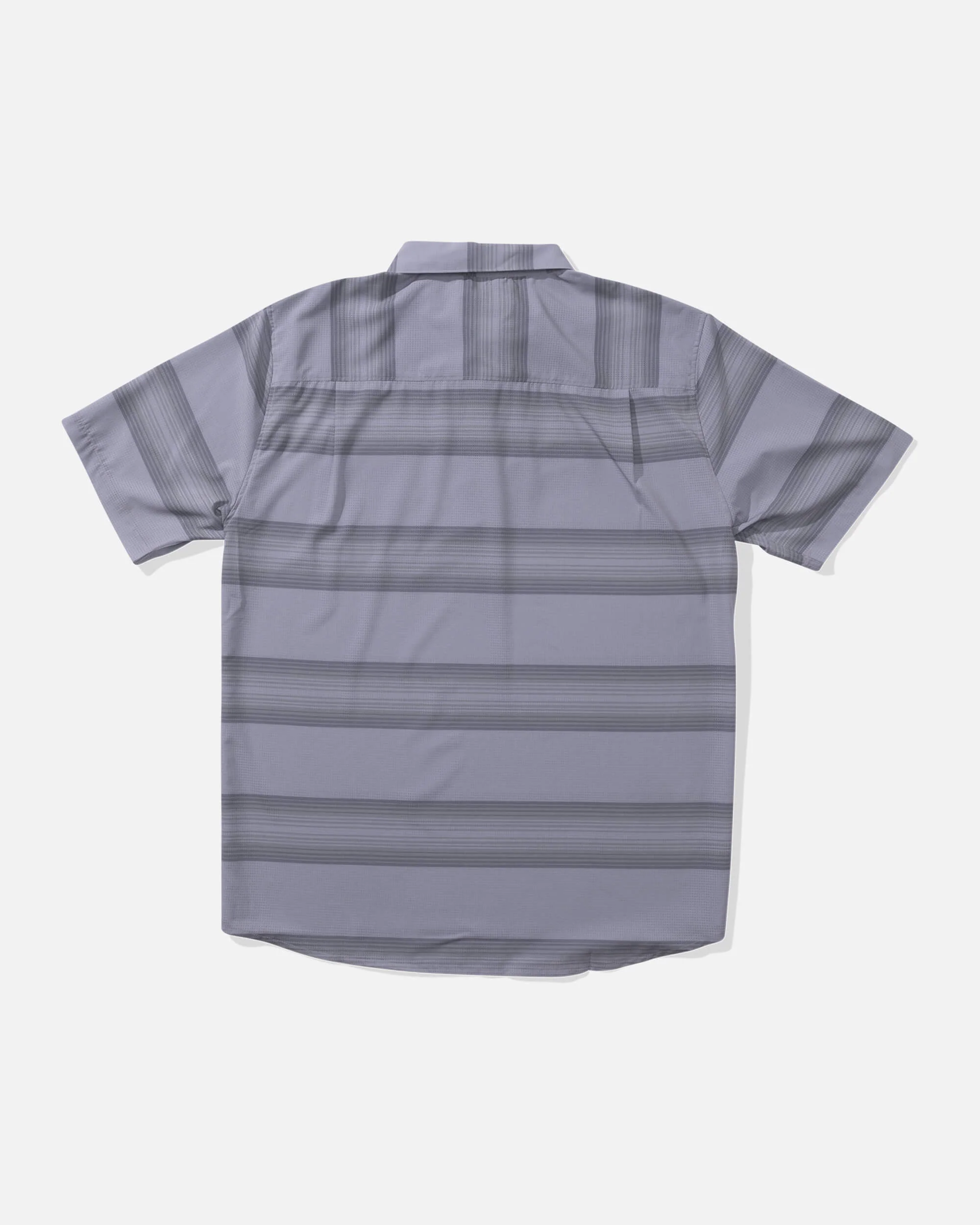 Sundown Perf Ss Tech Polo - Light Grey - Image 2