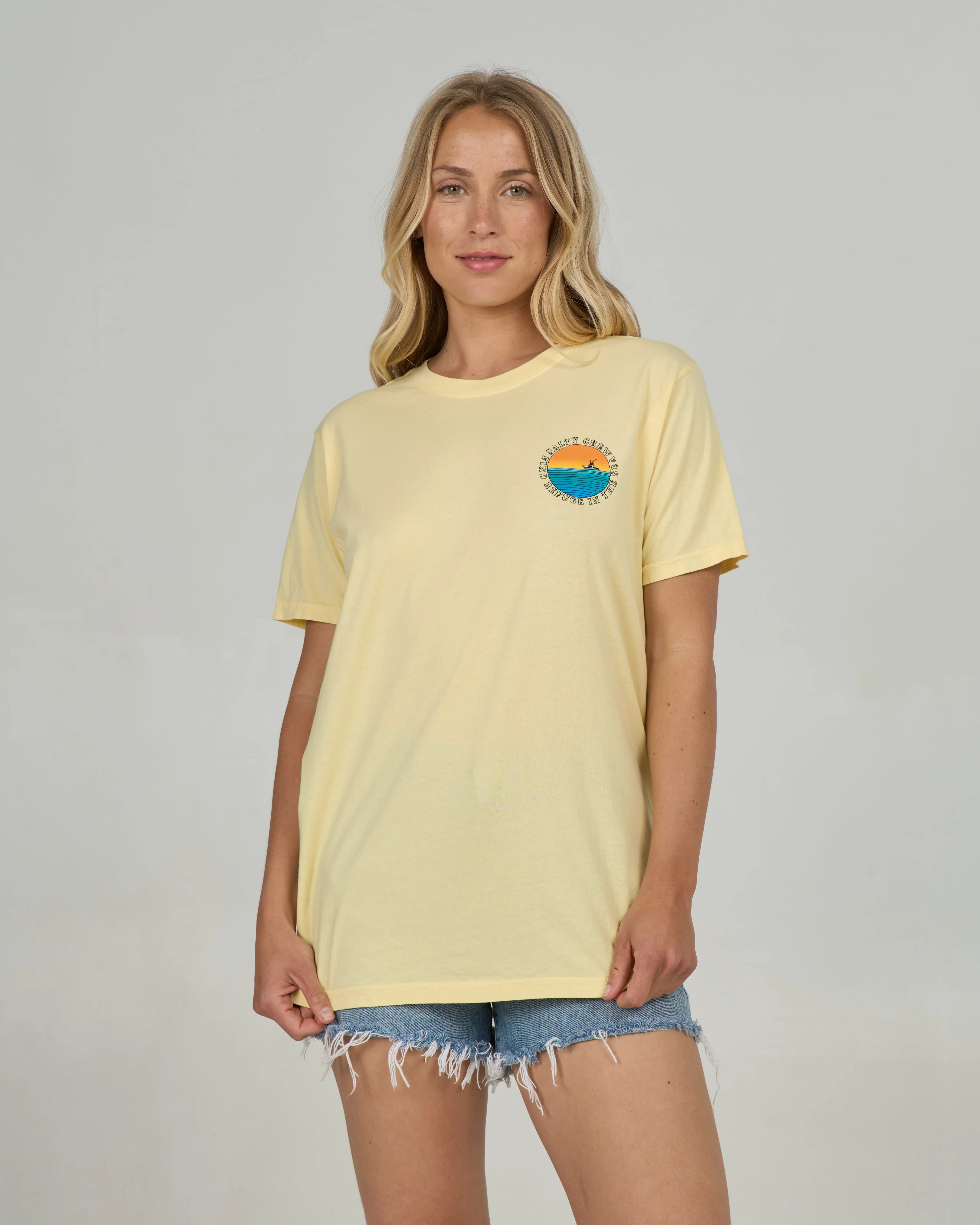 Sunset B.f. Tee - Sunshine - Image 4