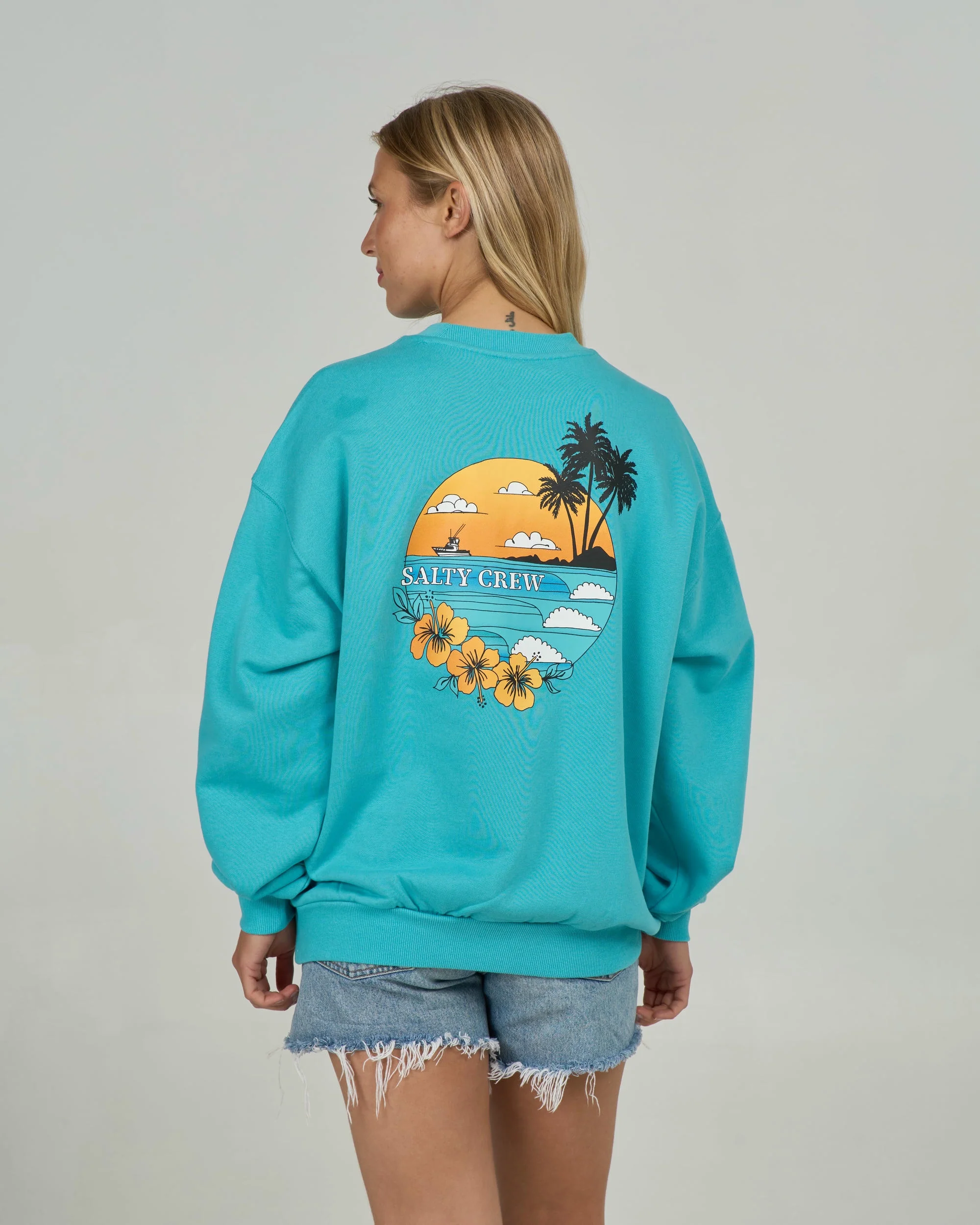 Sunset Crew - Turquoise - Image 2