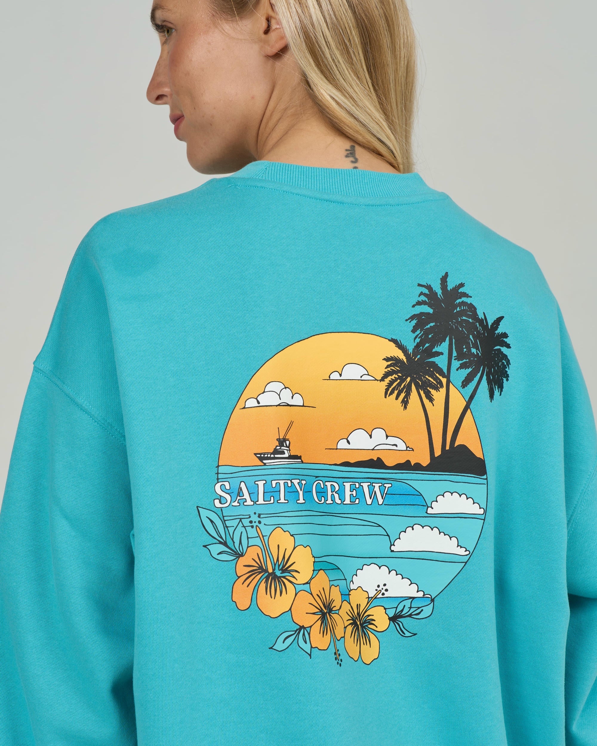 Sunset Crew - Turquoise - Image 5