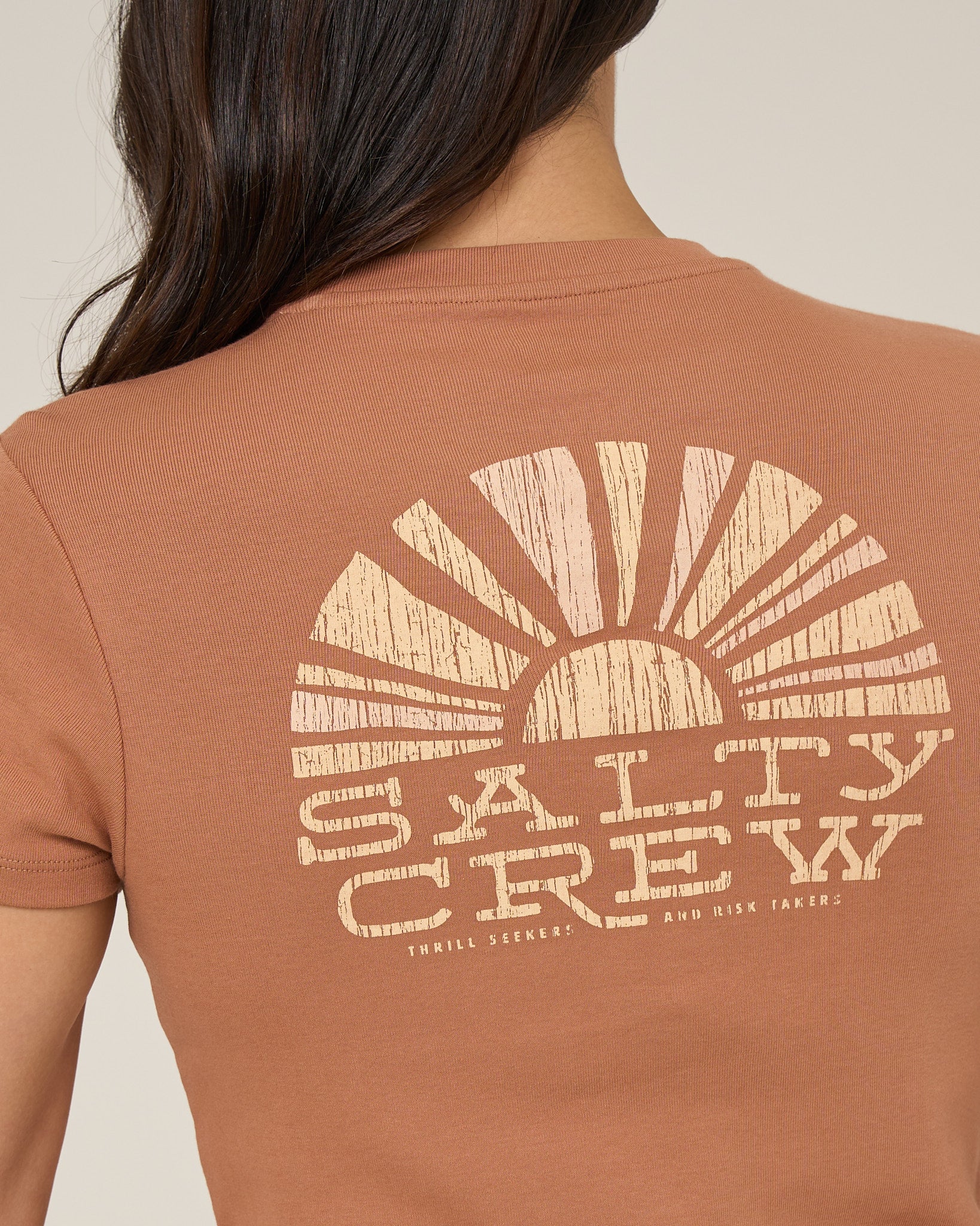 Sunshine Baby Tee - Mocha - Image 3