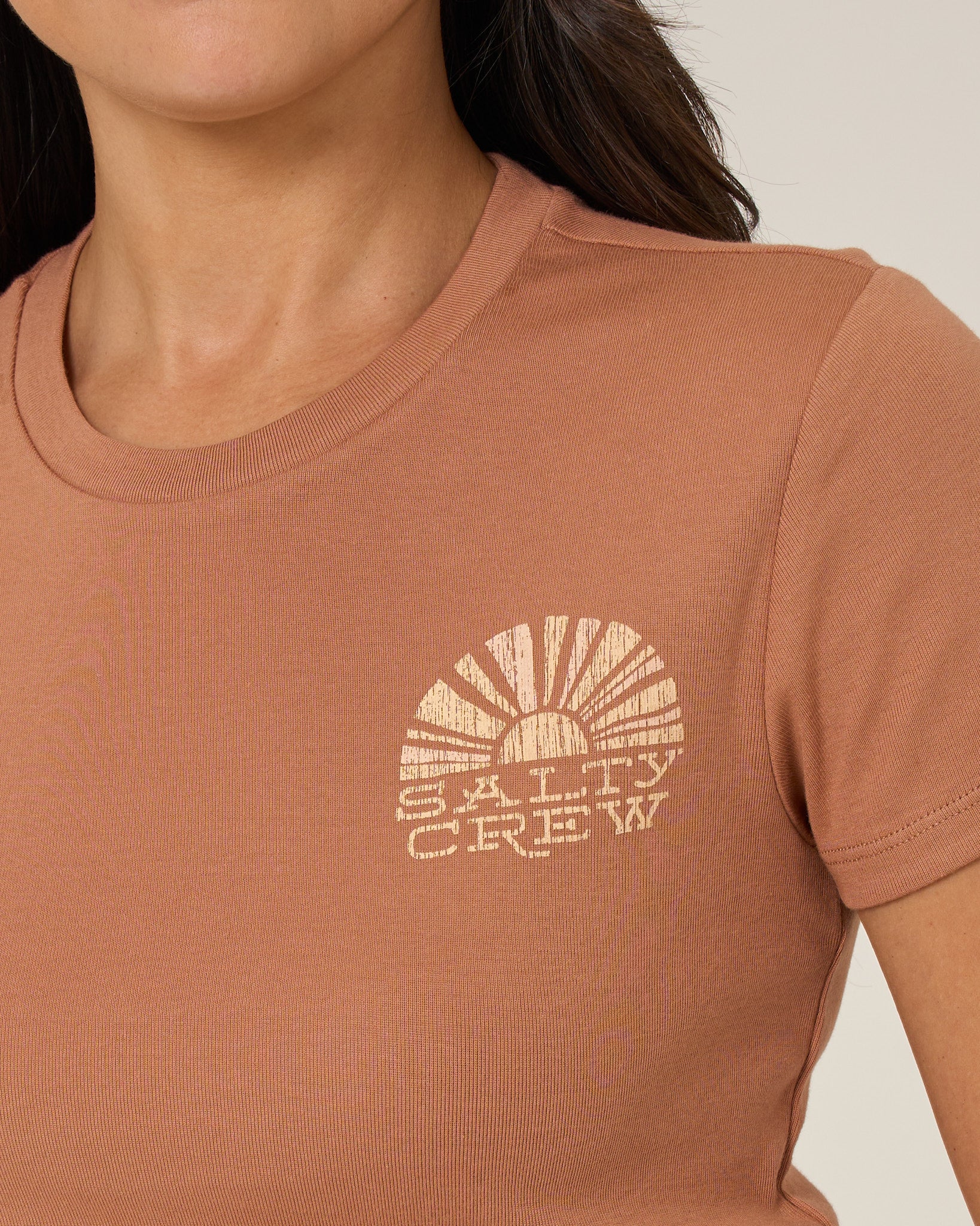 Sunshine Baby Tee - Mocha - Image 4