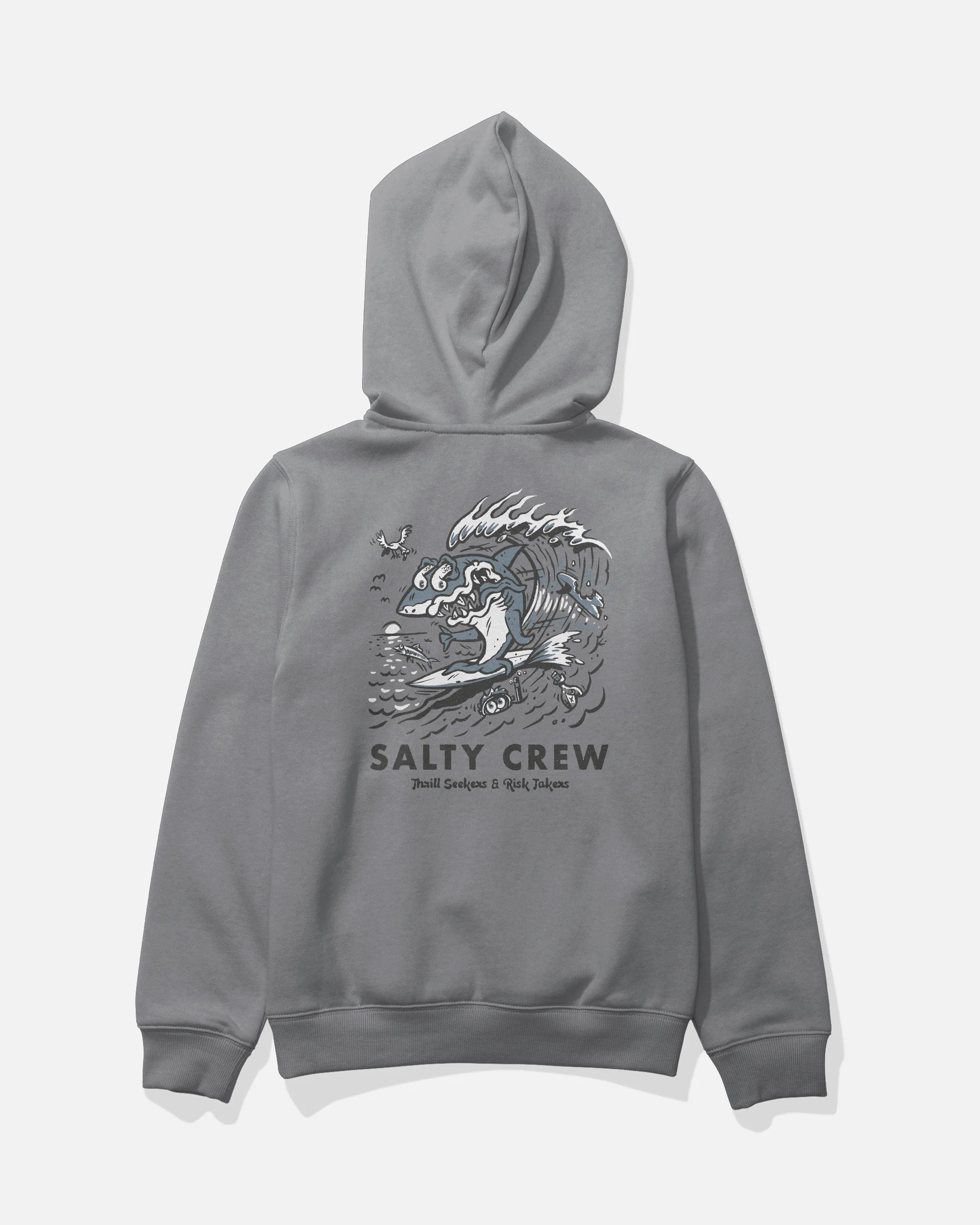 Surf Shark Fleece Kids - Shark Skin