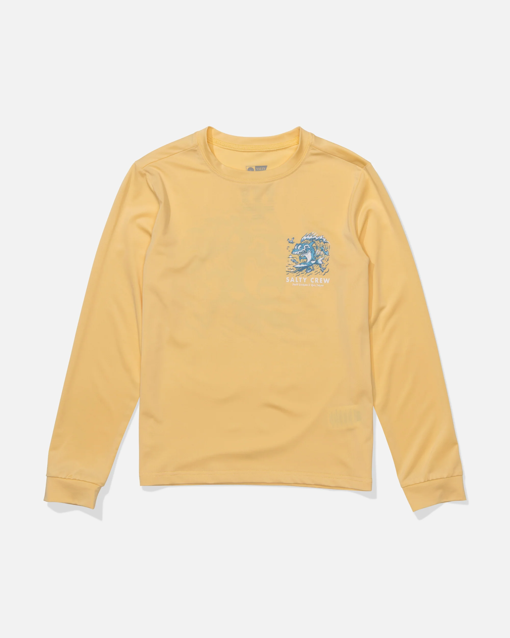 Surf Shark  Ls Sunshirt Kids - Light Orange - Image 2