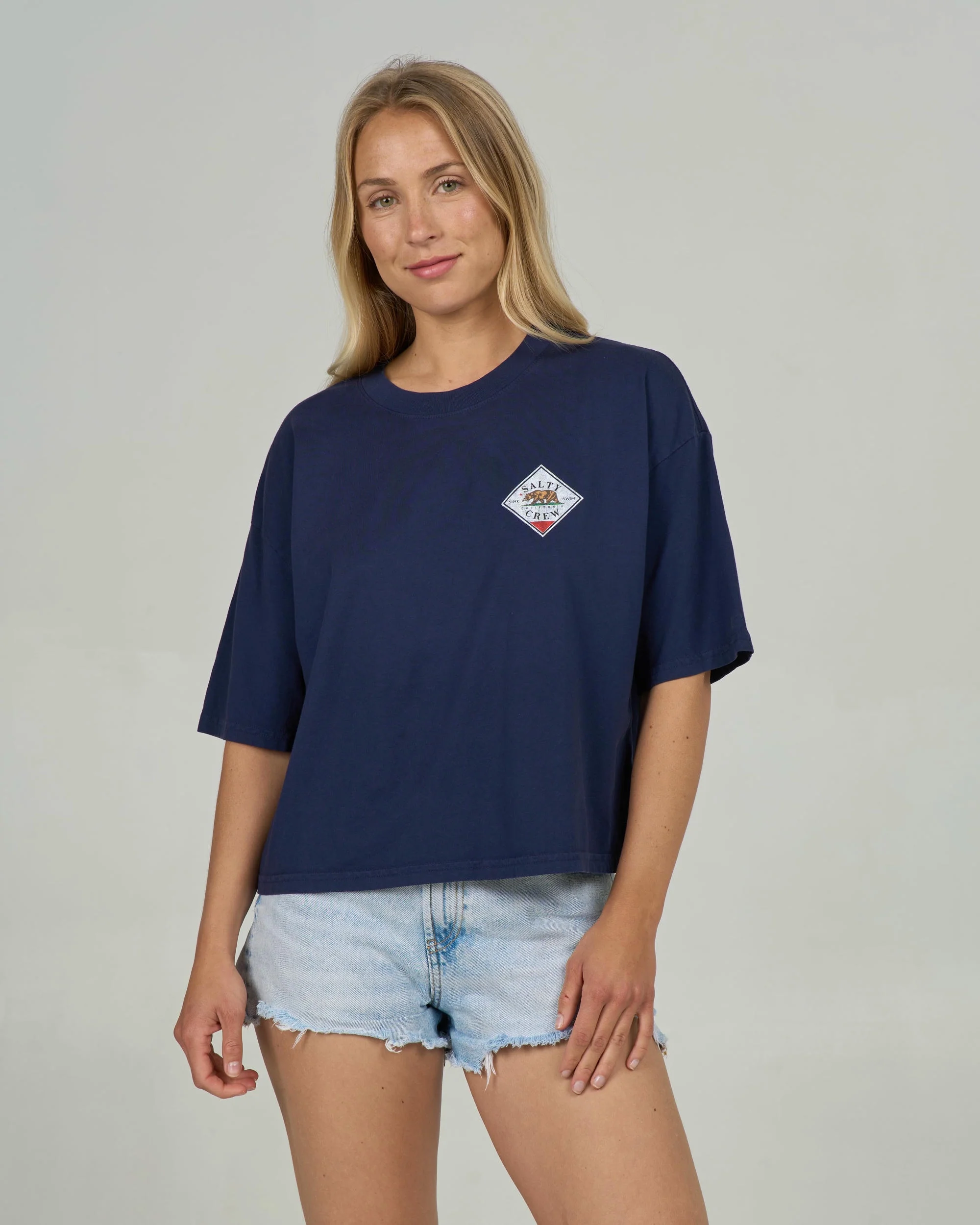 Tippet Cali Skimmer Tee - Bright Navy - Image 3