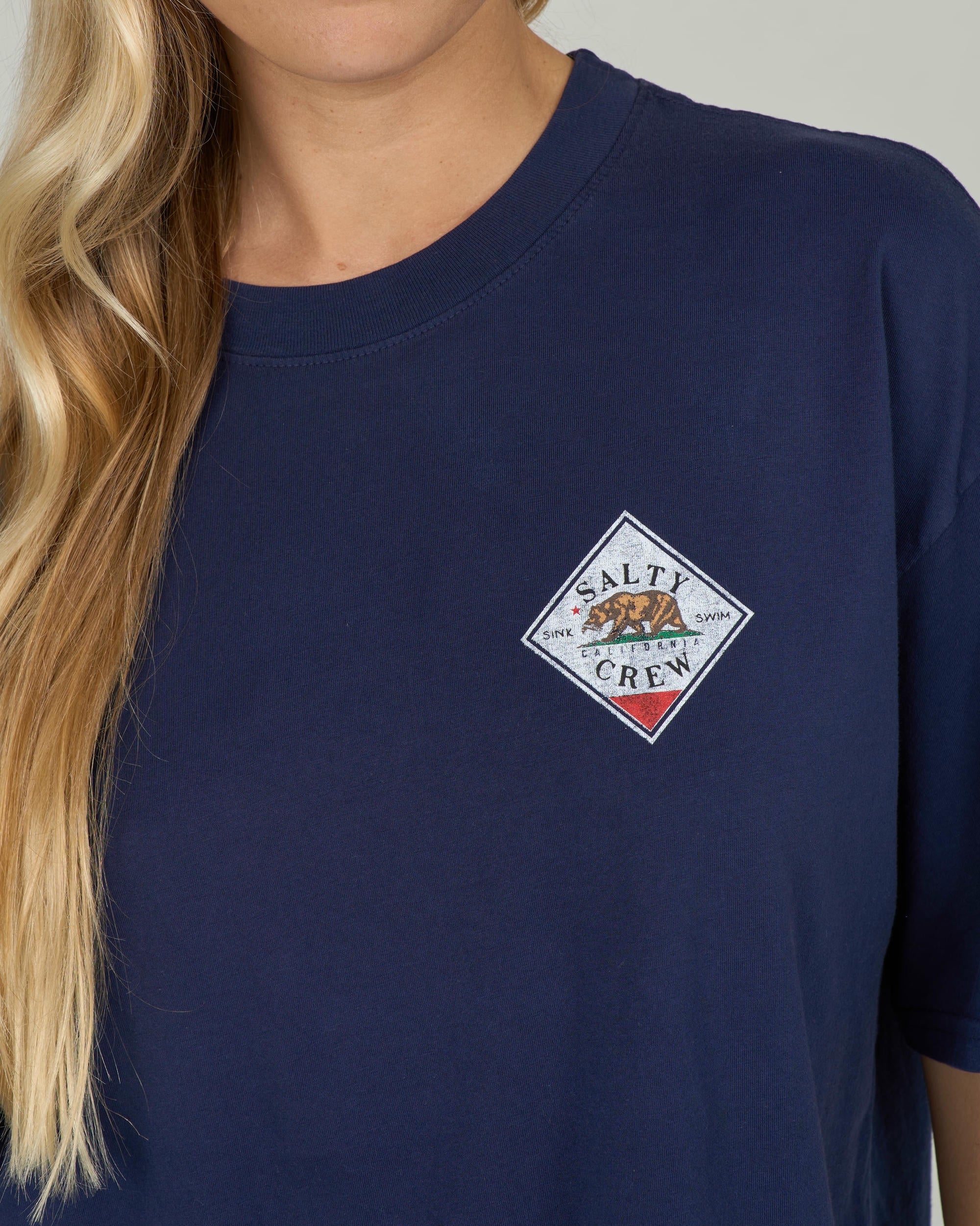 Tippet Cali Skimmer Tee - Bright Navy - Image 4