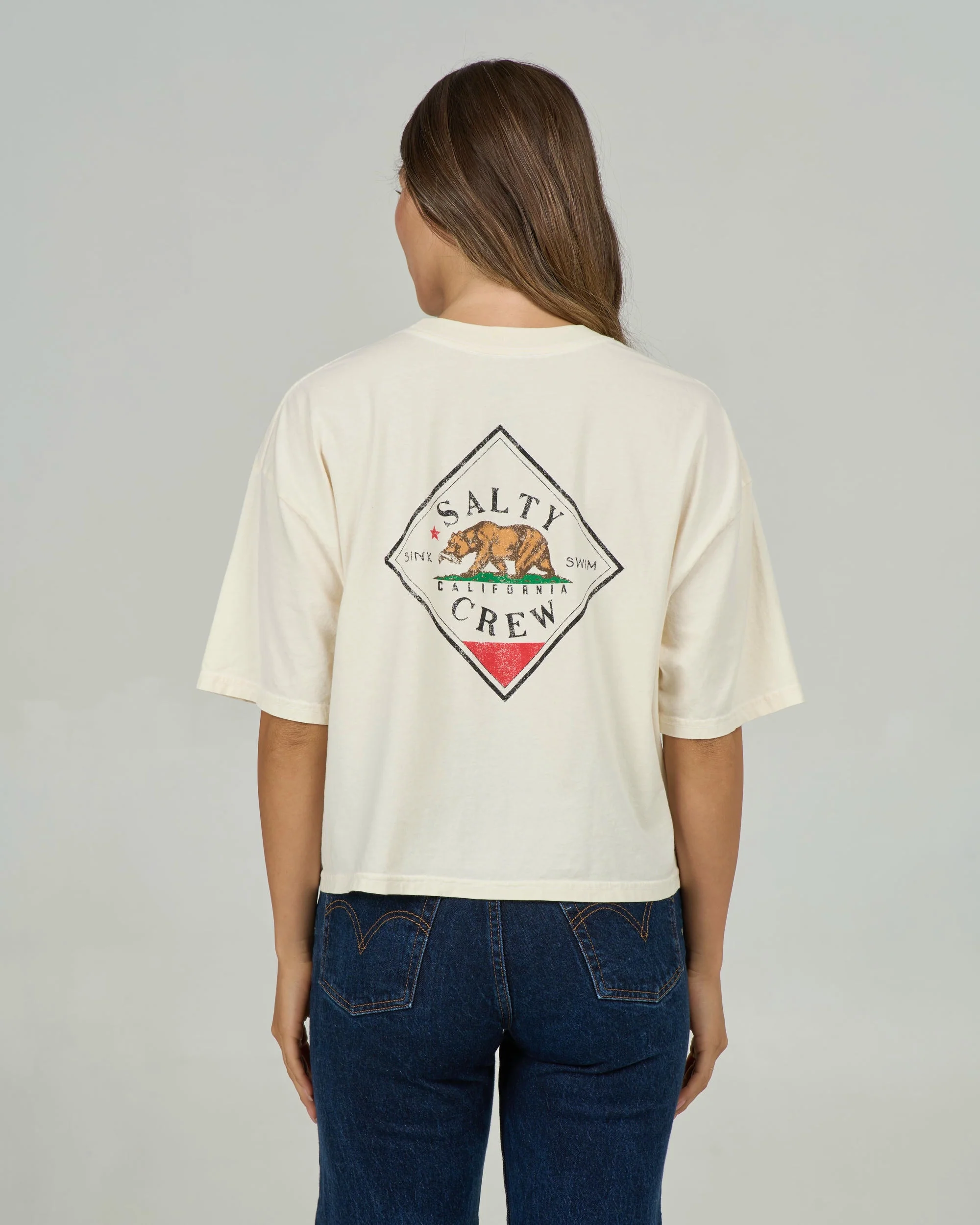 Tippet Cali Skimmer Tee - Off White - Image 2