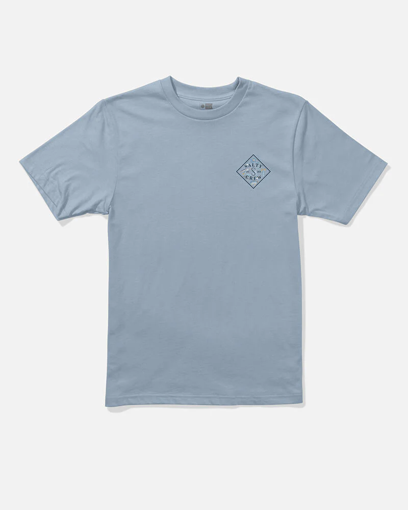 Tippet Fill Ss Tee Kids - Blue Fog