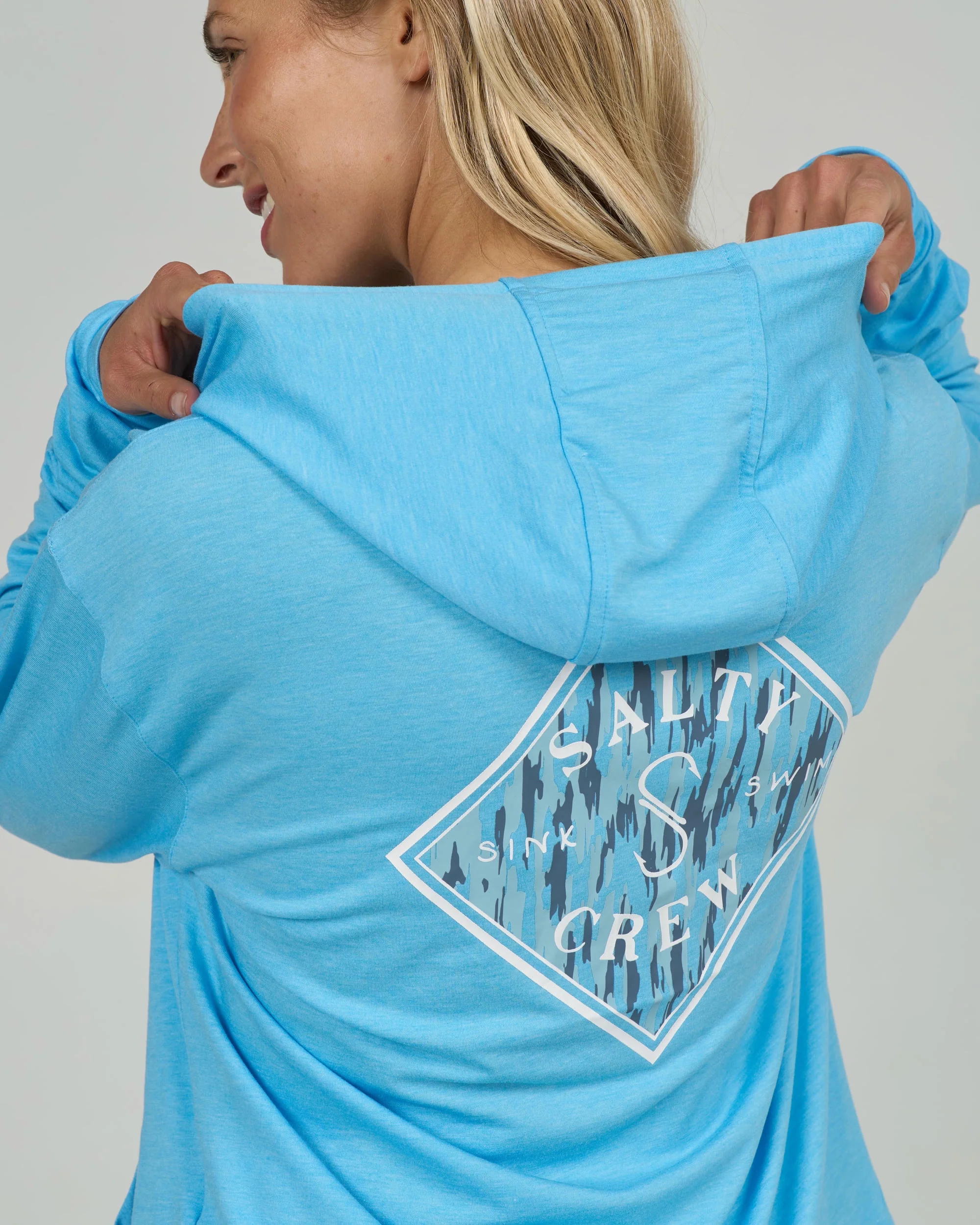 Tippet Fill Tech Hoody - Pool Blue - Image 7