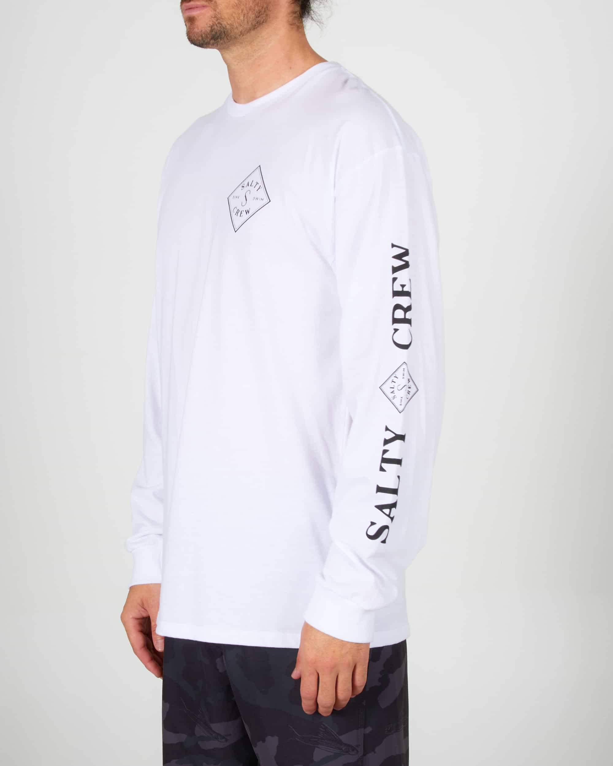 Tippet Premium L/S Tee - White - Image 4