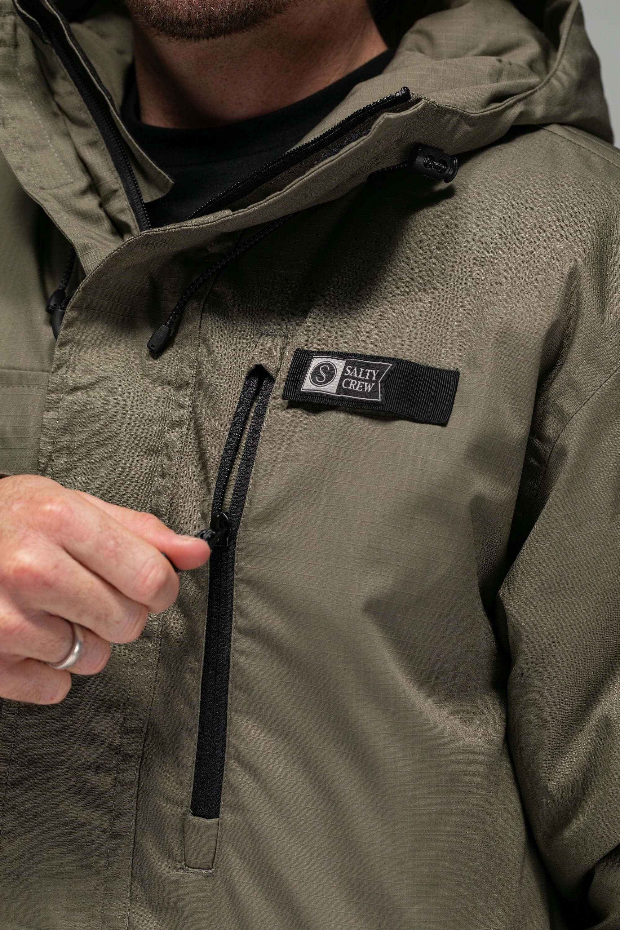 Torent Tech Jacket - Olive - Image 5