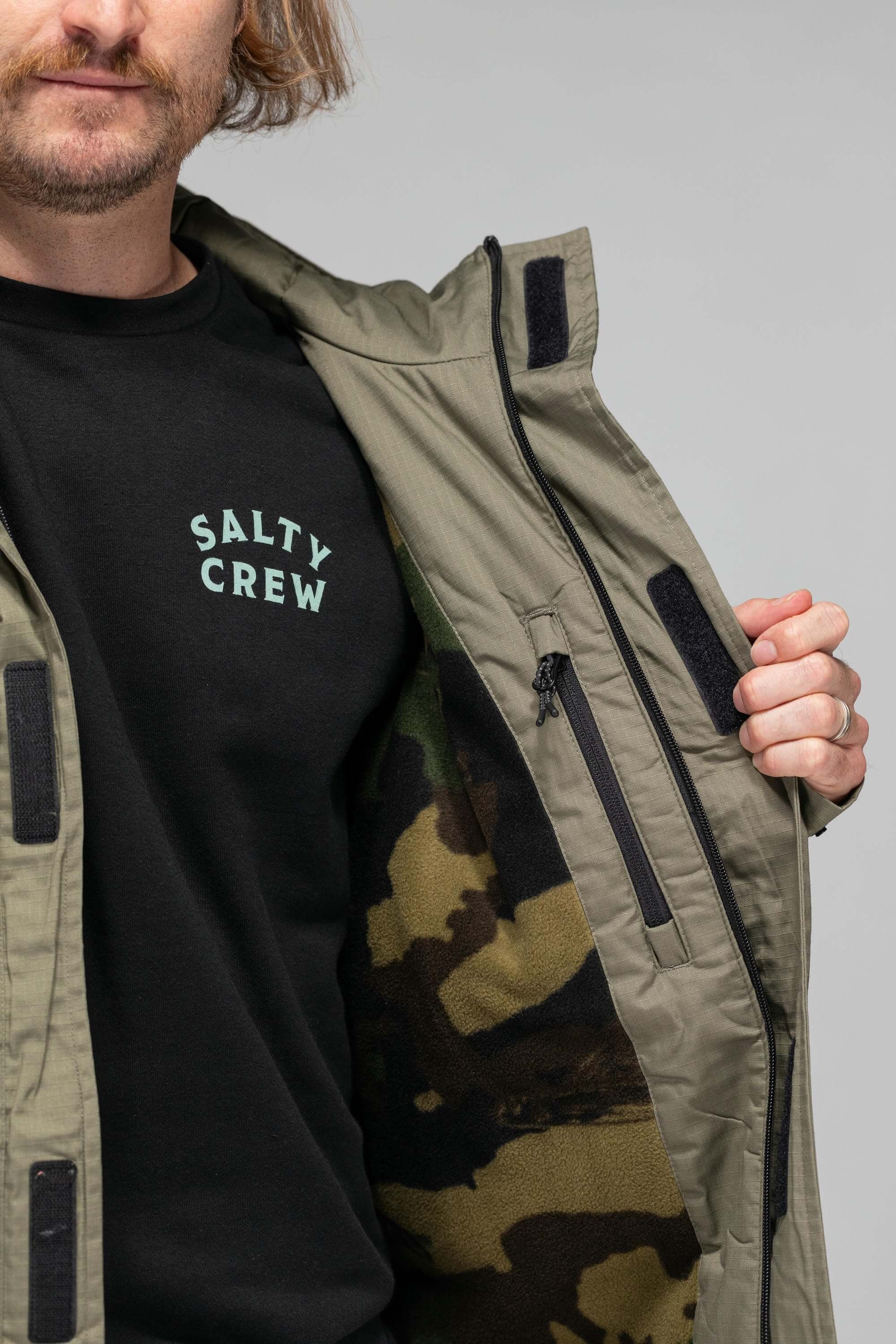 Torent Tech Jacket - Olive - Image 8