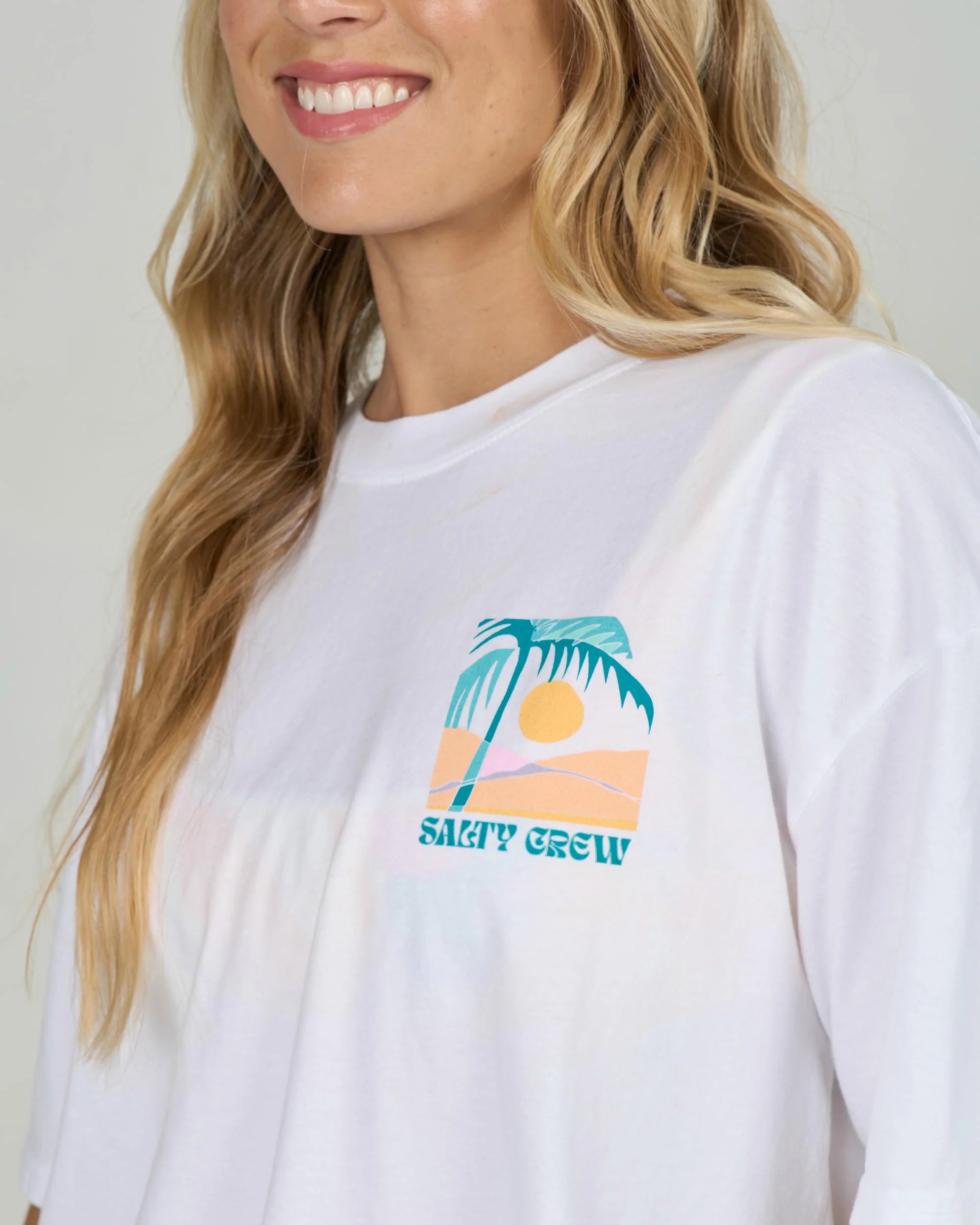 Travel Far Skimmer Tee - White - Image 3
