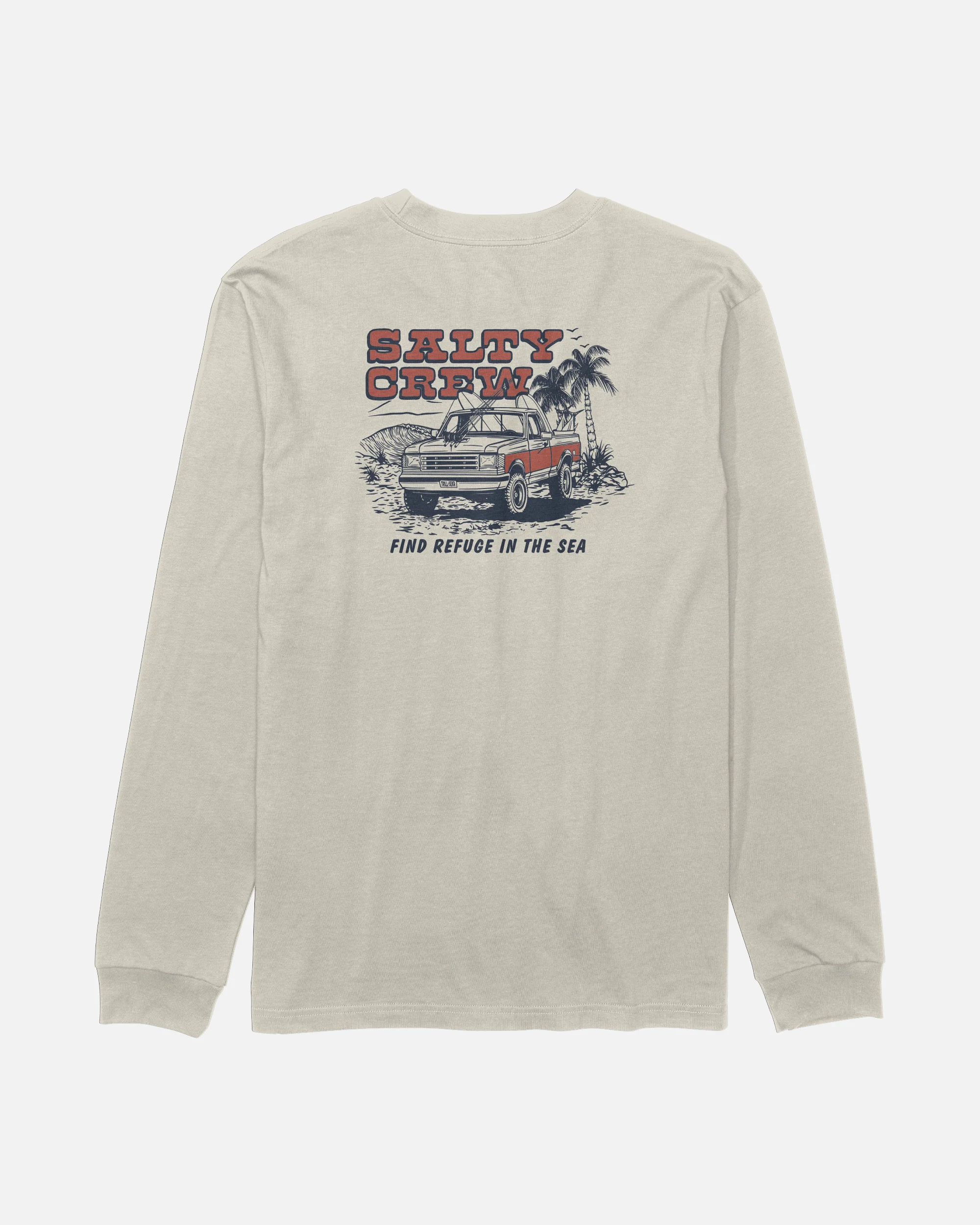 Truck Stop Ls Tee Kids - Moonbeam