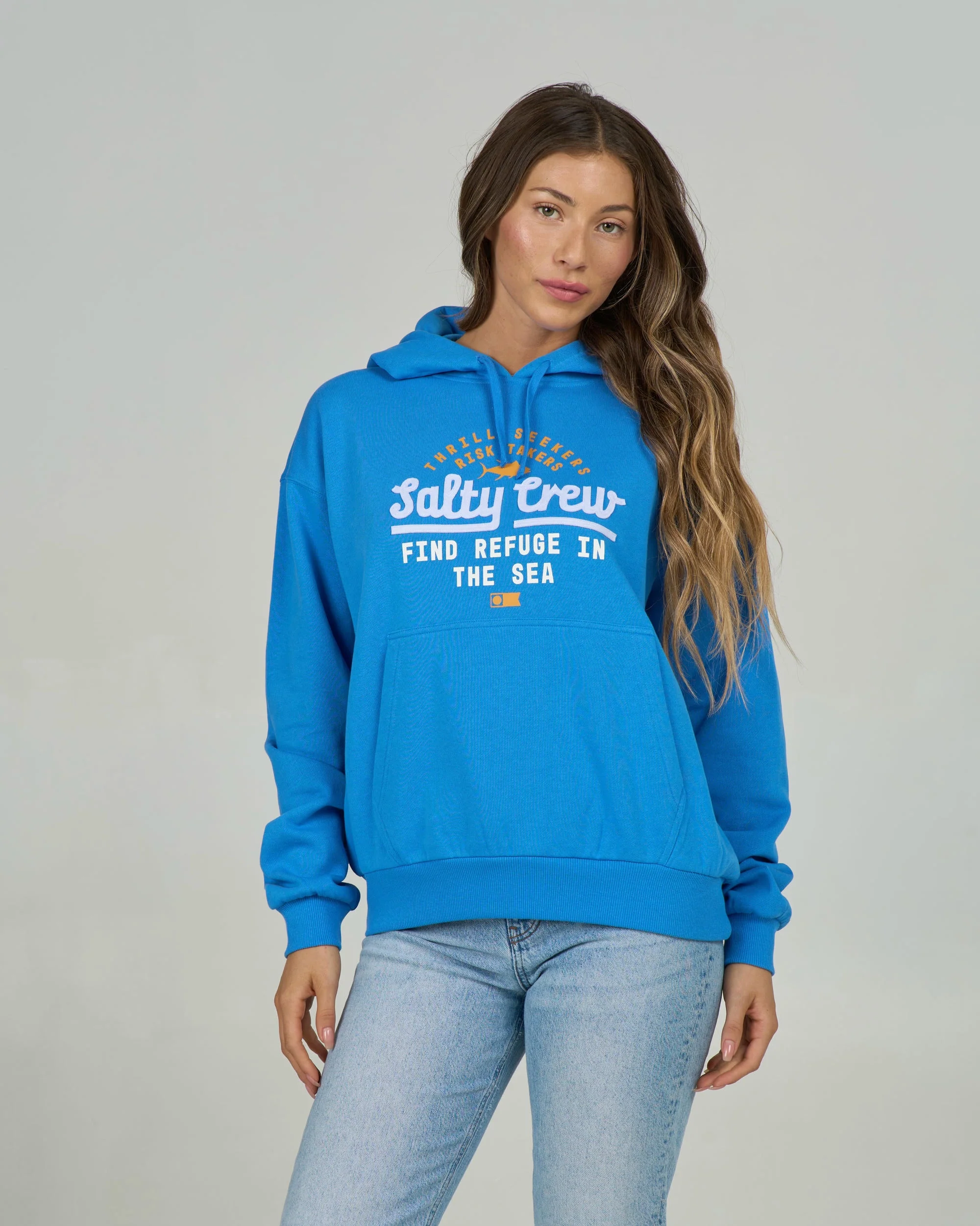Unscripted Hoody  - Bold Blue - Image 3