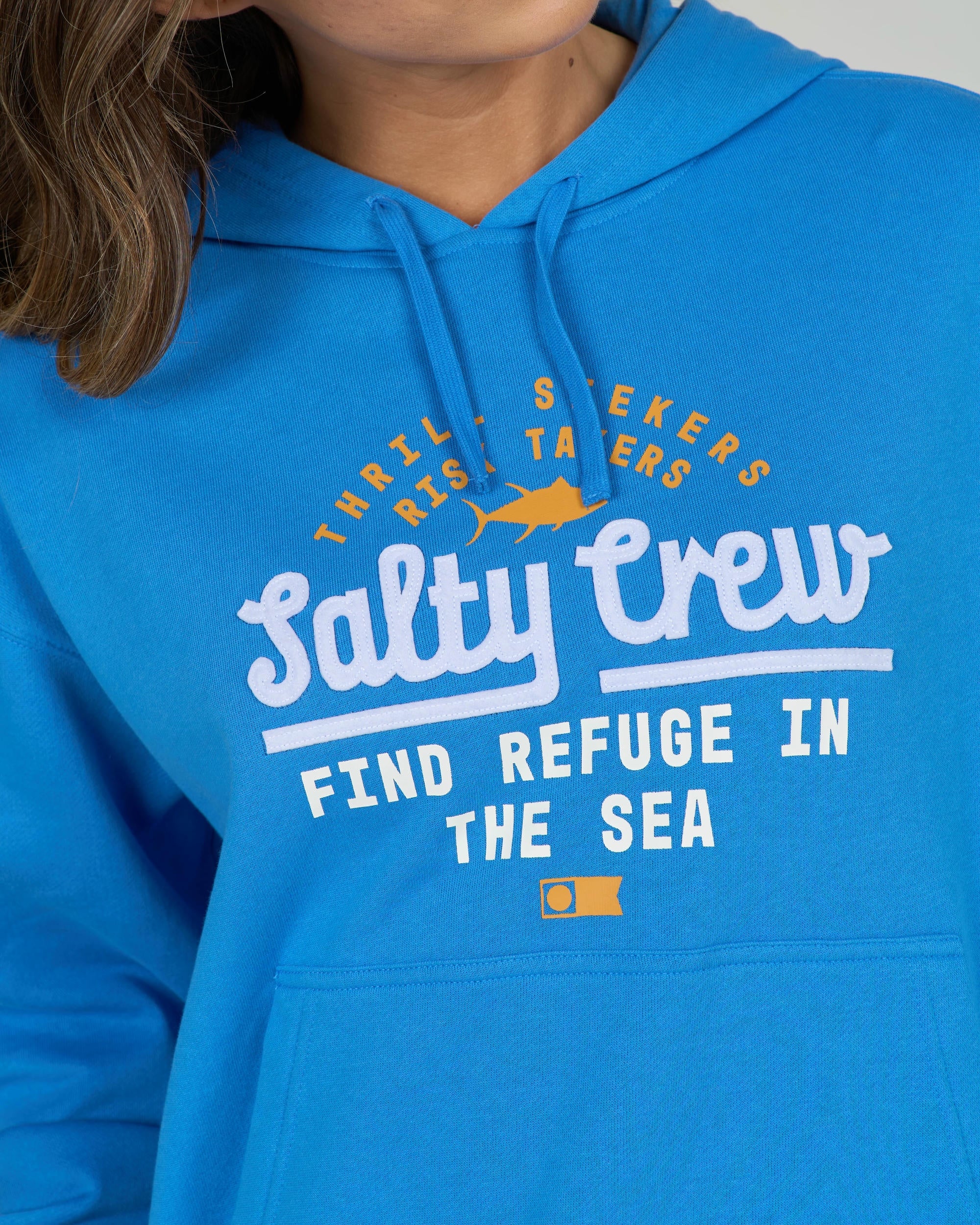 Unscripted Hoody  - Bold Blue - Image 4