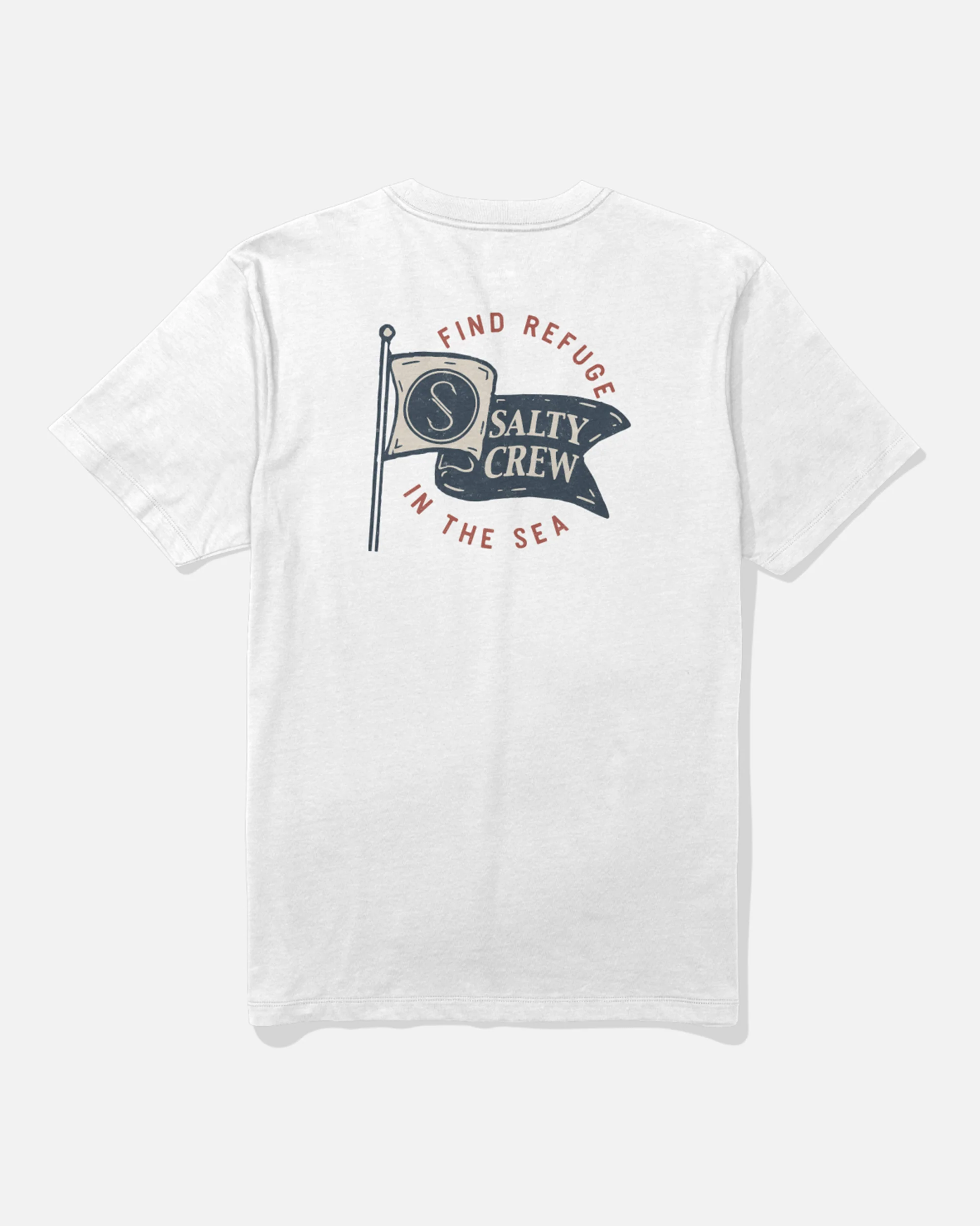 Wavey Ss Tee - White