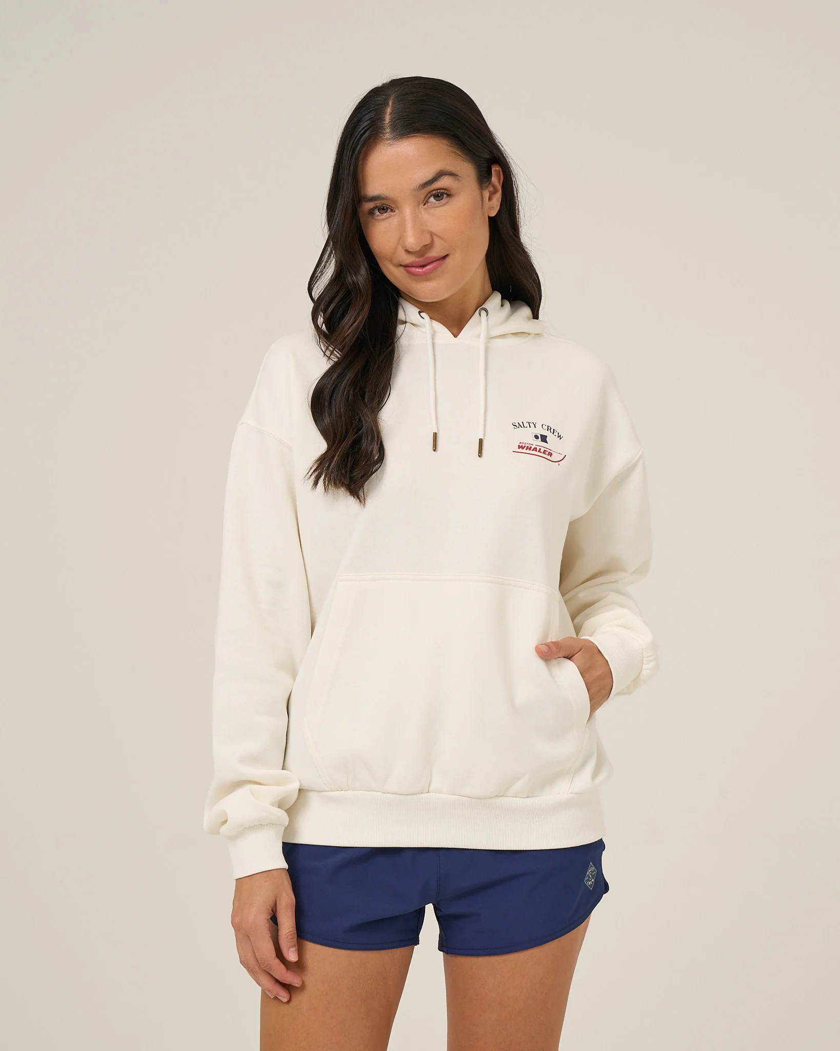 Whaler Hoodie - Off White - Image 2