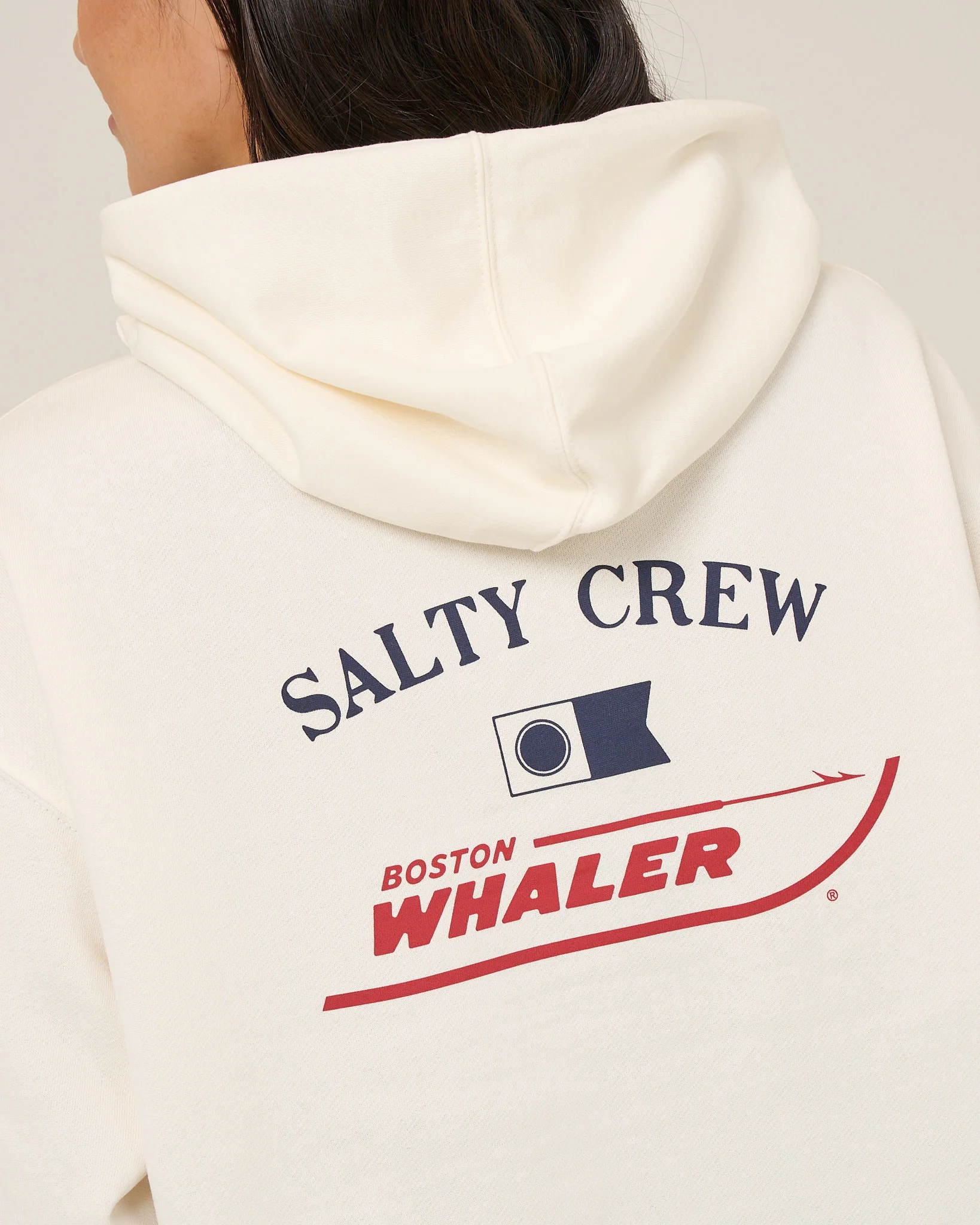 Whaler Hoodie - Off White - Image 3