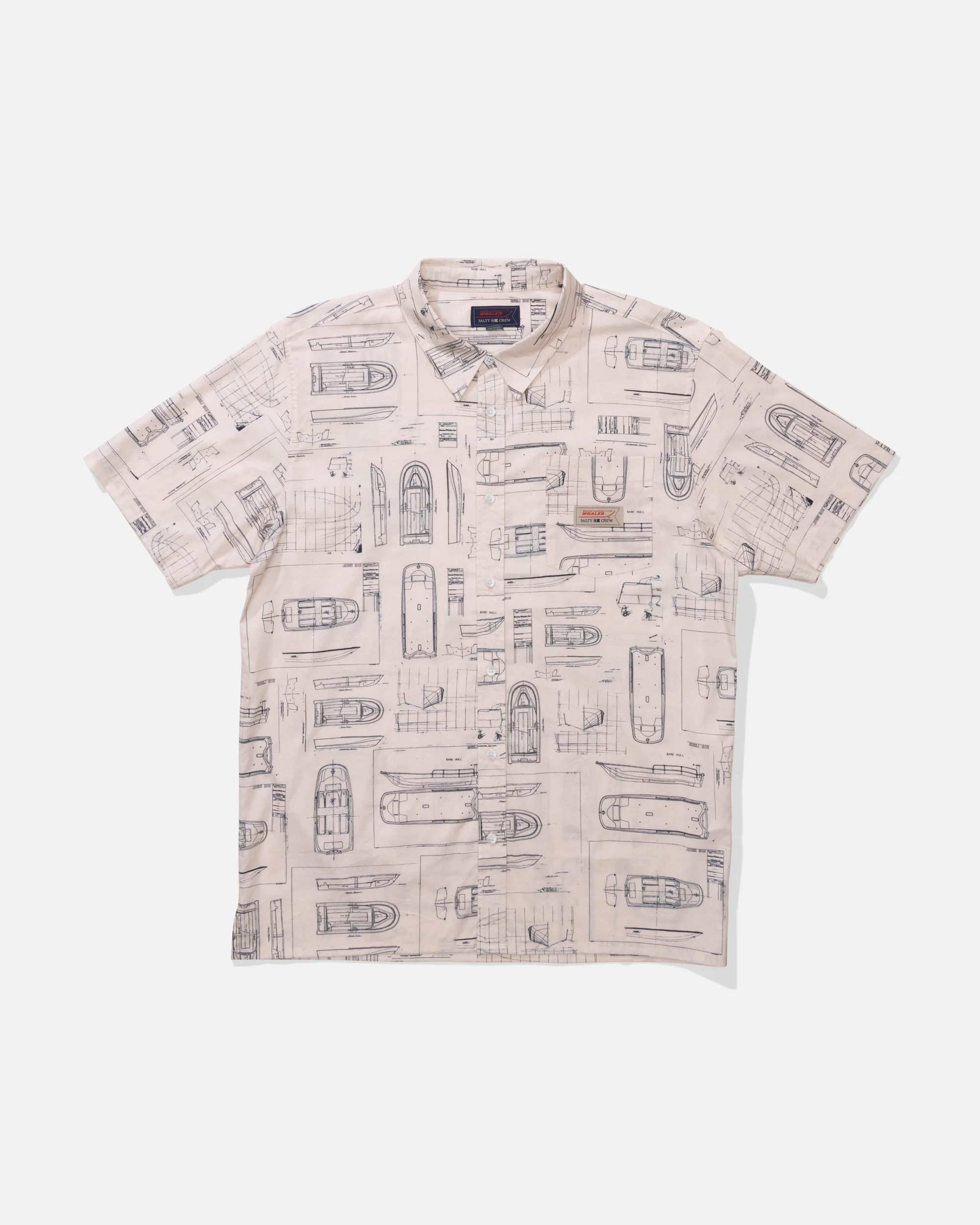 Whaler Ss Button Up - Bone