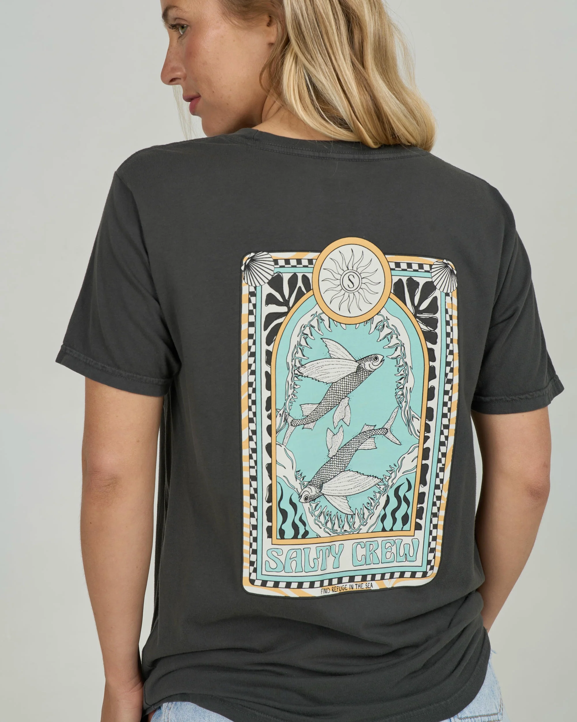Zodiac B.f. Tee - Charcoal - Image 5