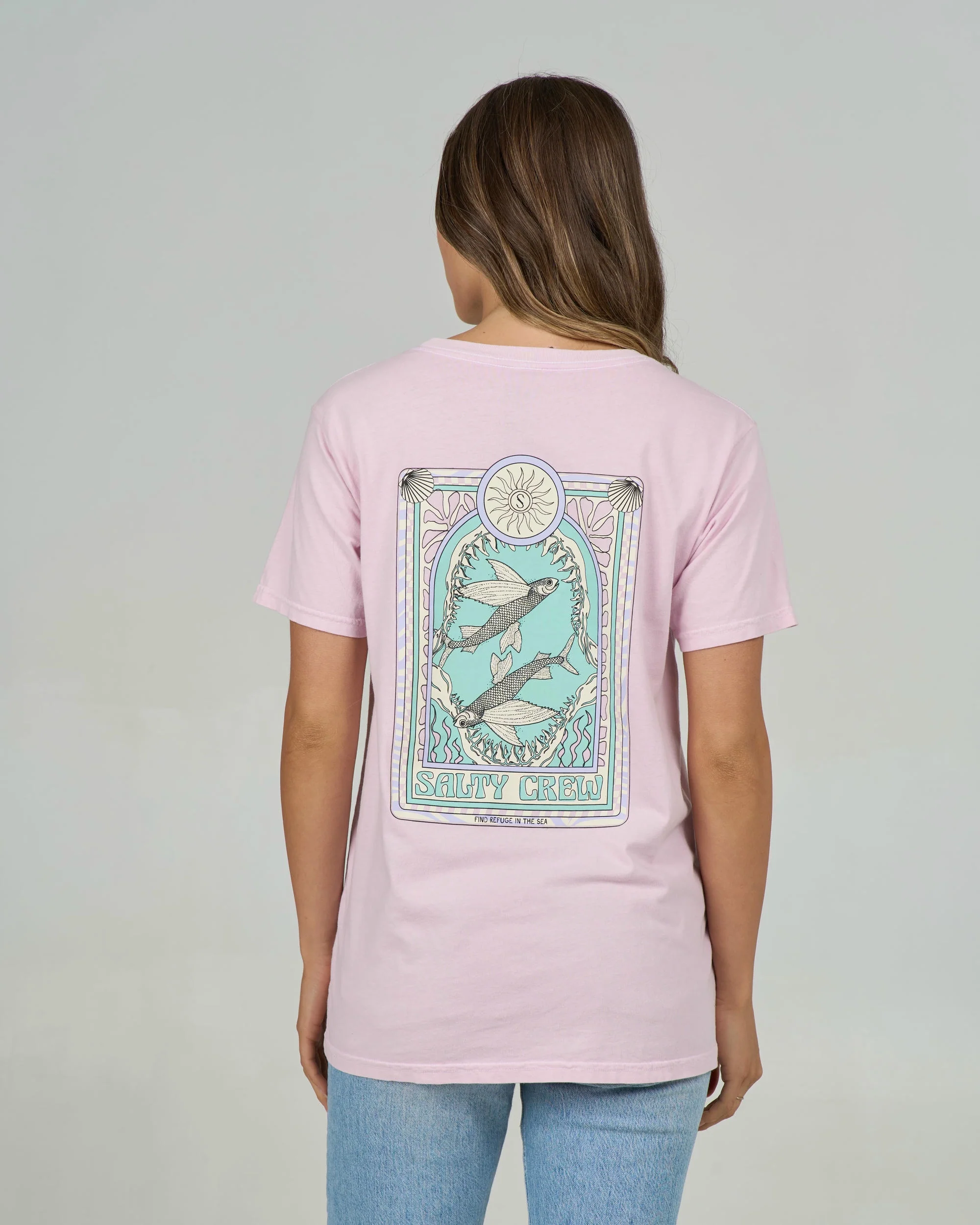 Zodiac B.f. Tee - Pink Skies - Image 2